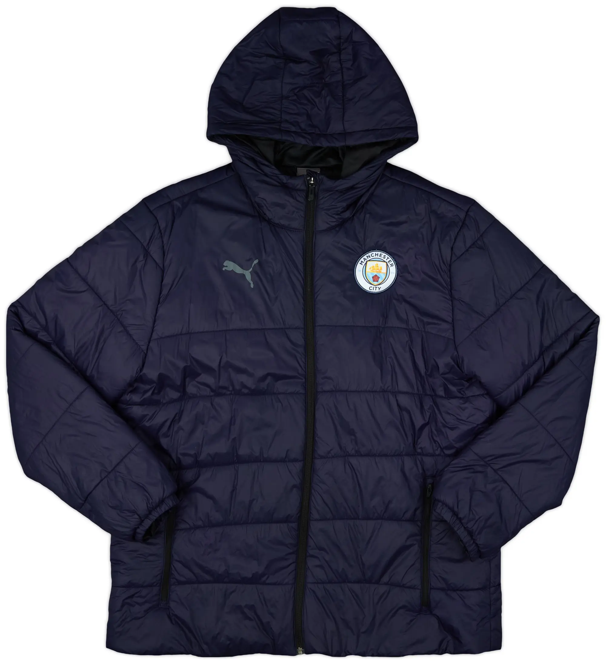 2021-22 Manchester City Puma Padded Bench Coat - 8/10 - (XL)