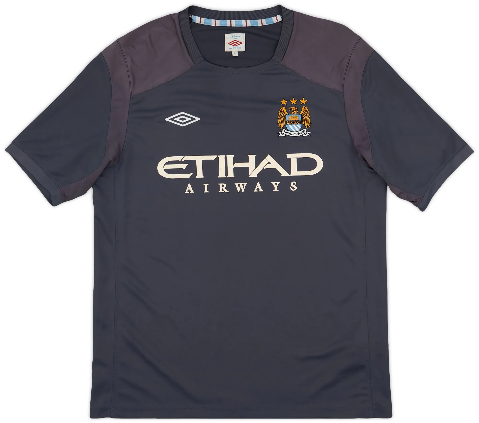 Umbro Manchester City Mens SS Home Shirt 2010/11