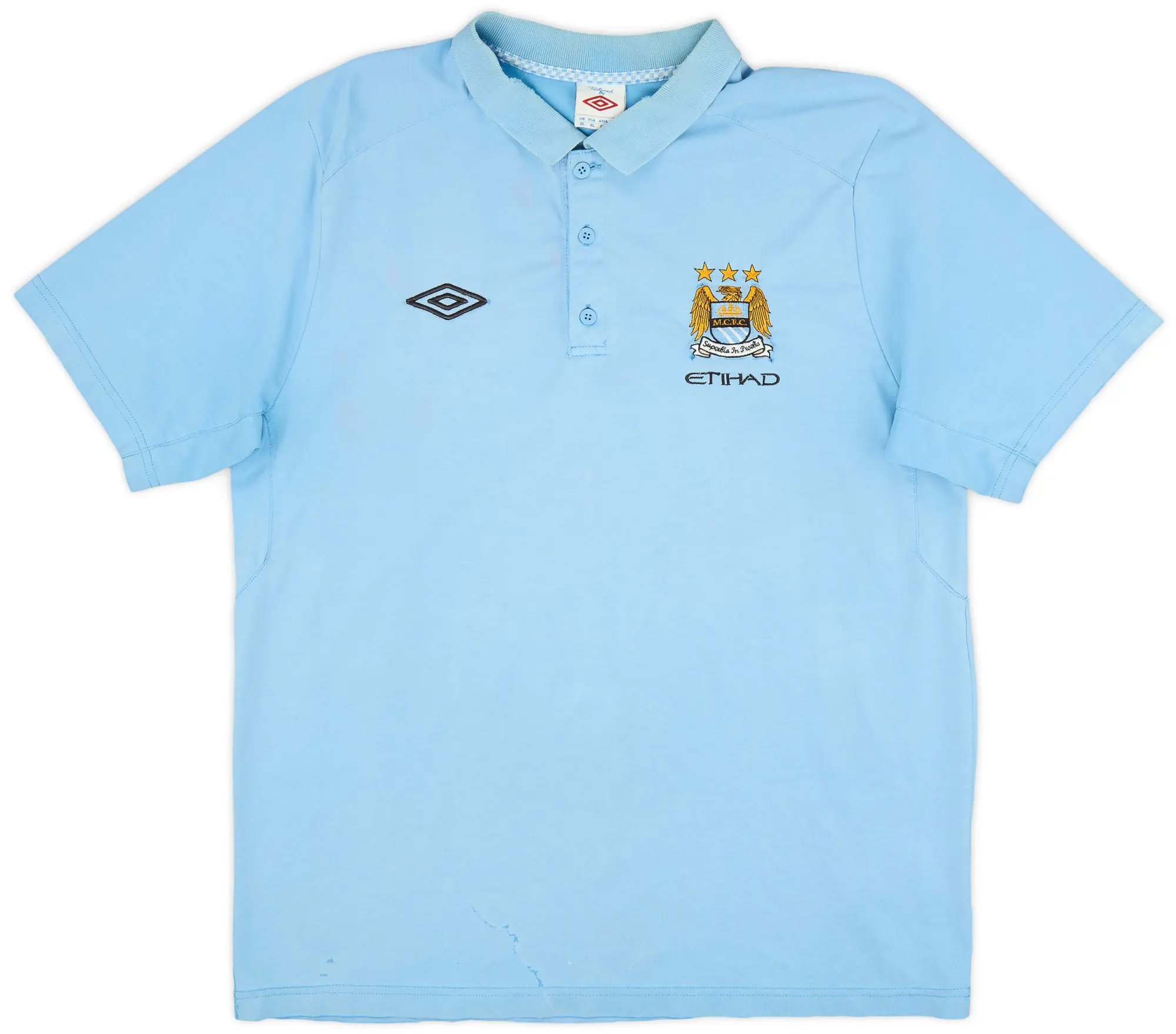 2011-12 Manchester City Umbro Polo Shirt - 3/10 - (XL)