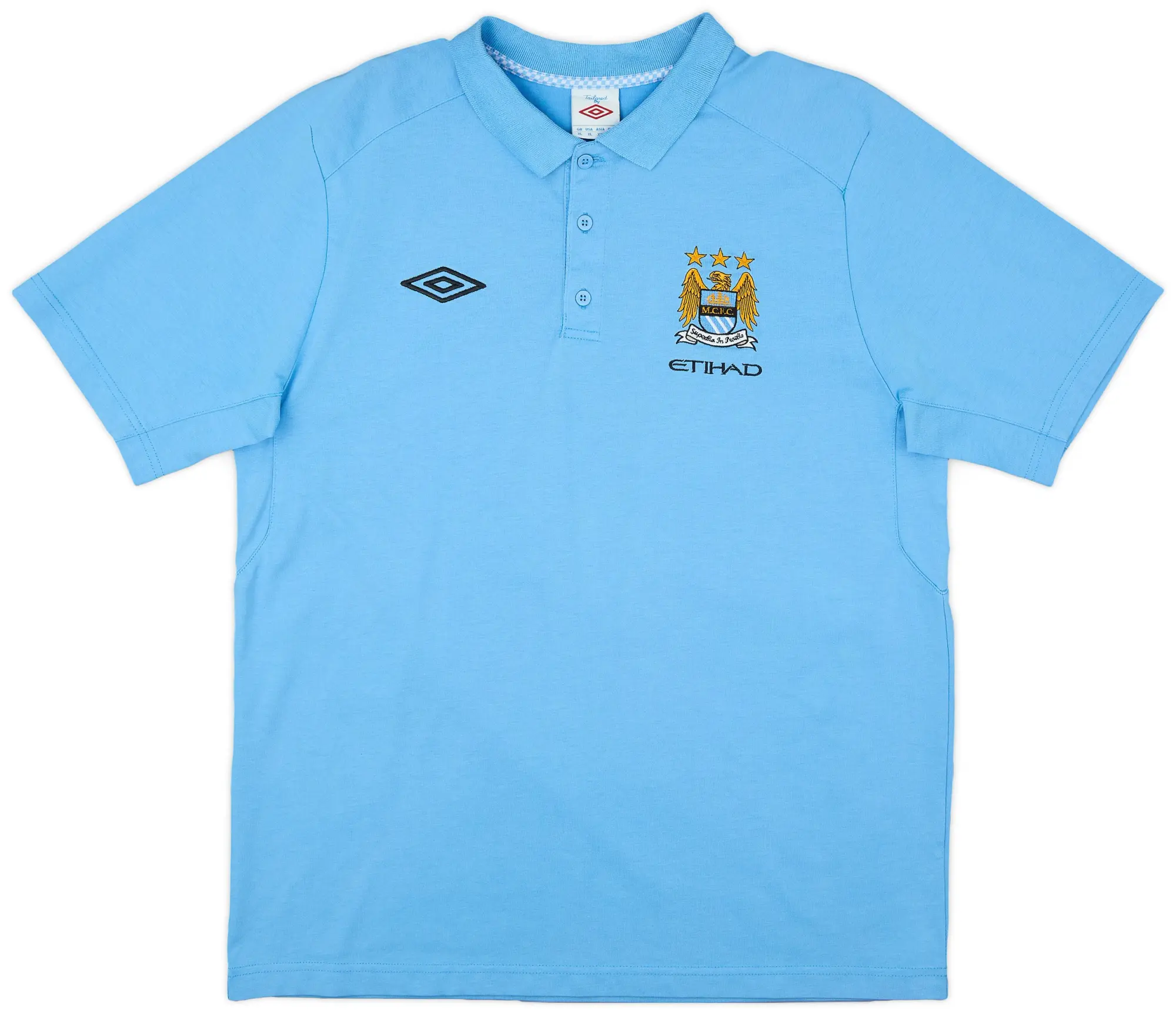 2011-12 Manchester City Umbro Polo Shirt - 8/10 - (XL)