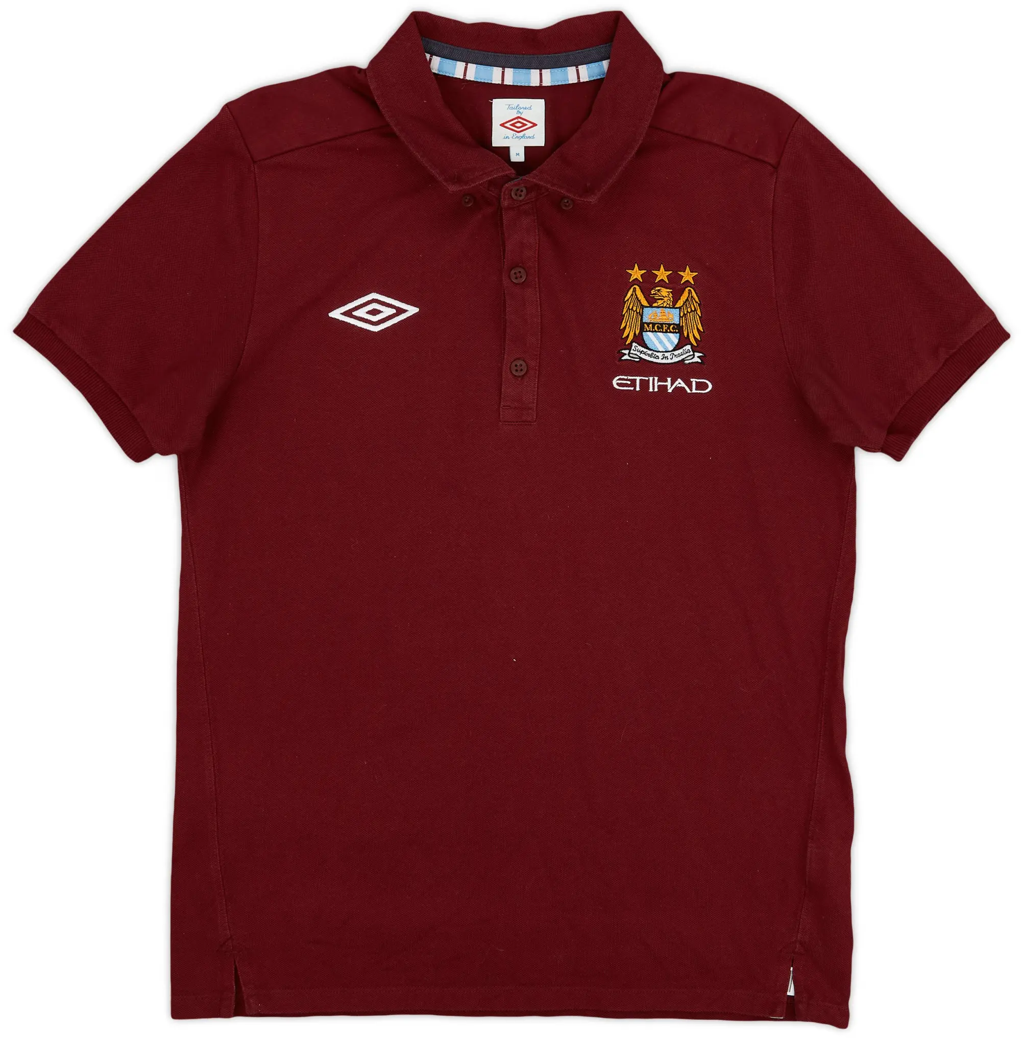 2012-13 Manchester City Umbro Polo Shirt - 8/10 - (M)