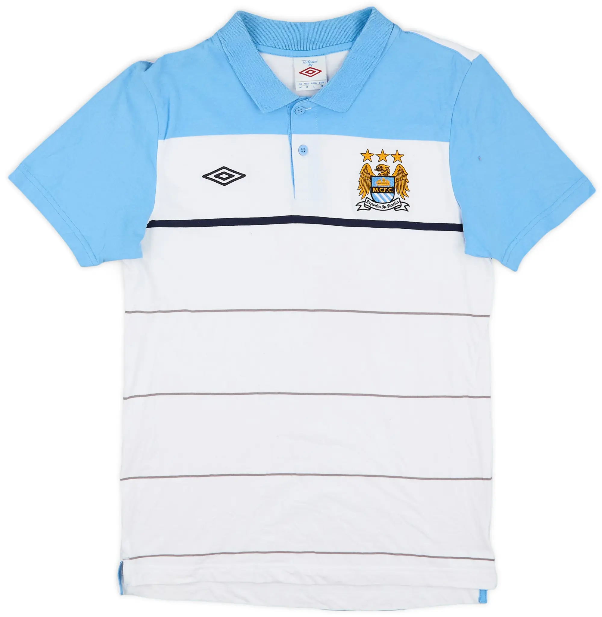 2012-13 Manchester City Umbro Polo Shirt - 9/10 - (M)