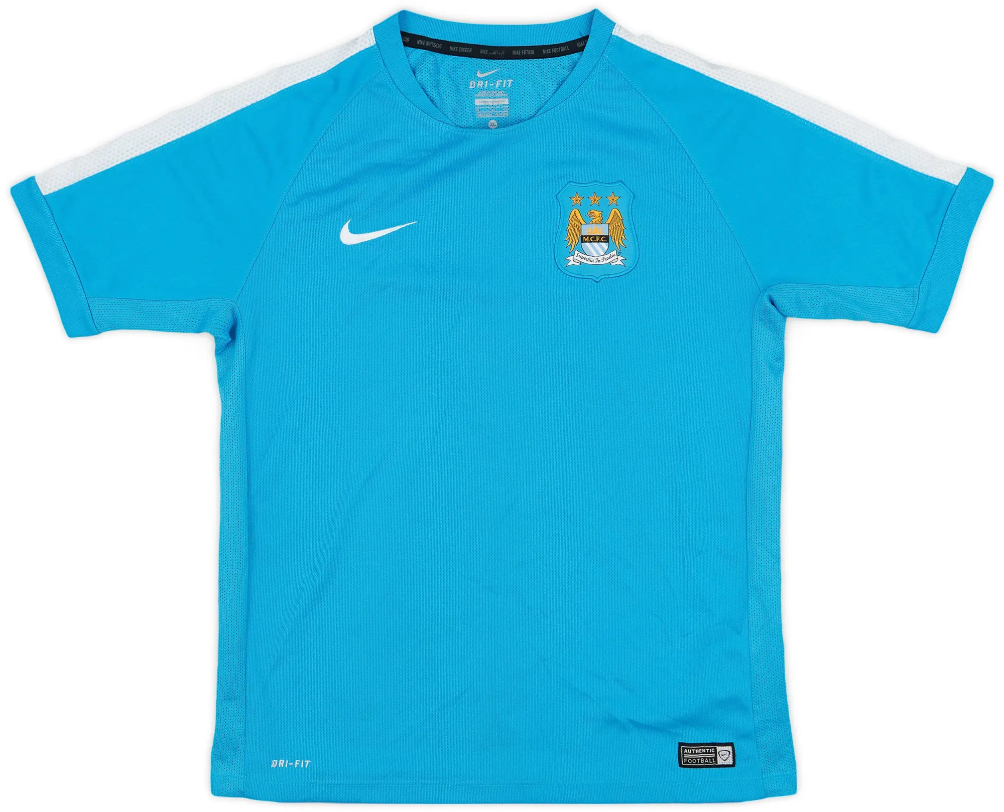 2014-15 Manchester City Nike Training Shirt - 9/10 - (XL.Boys)