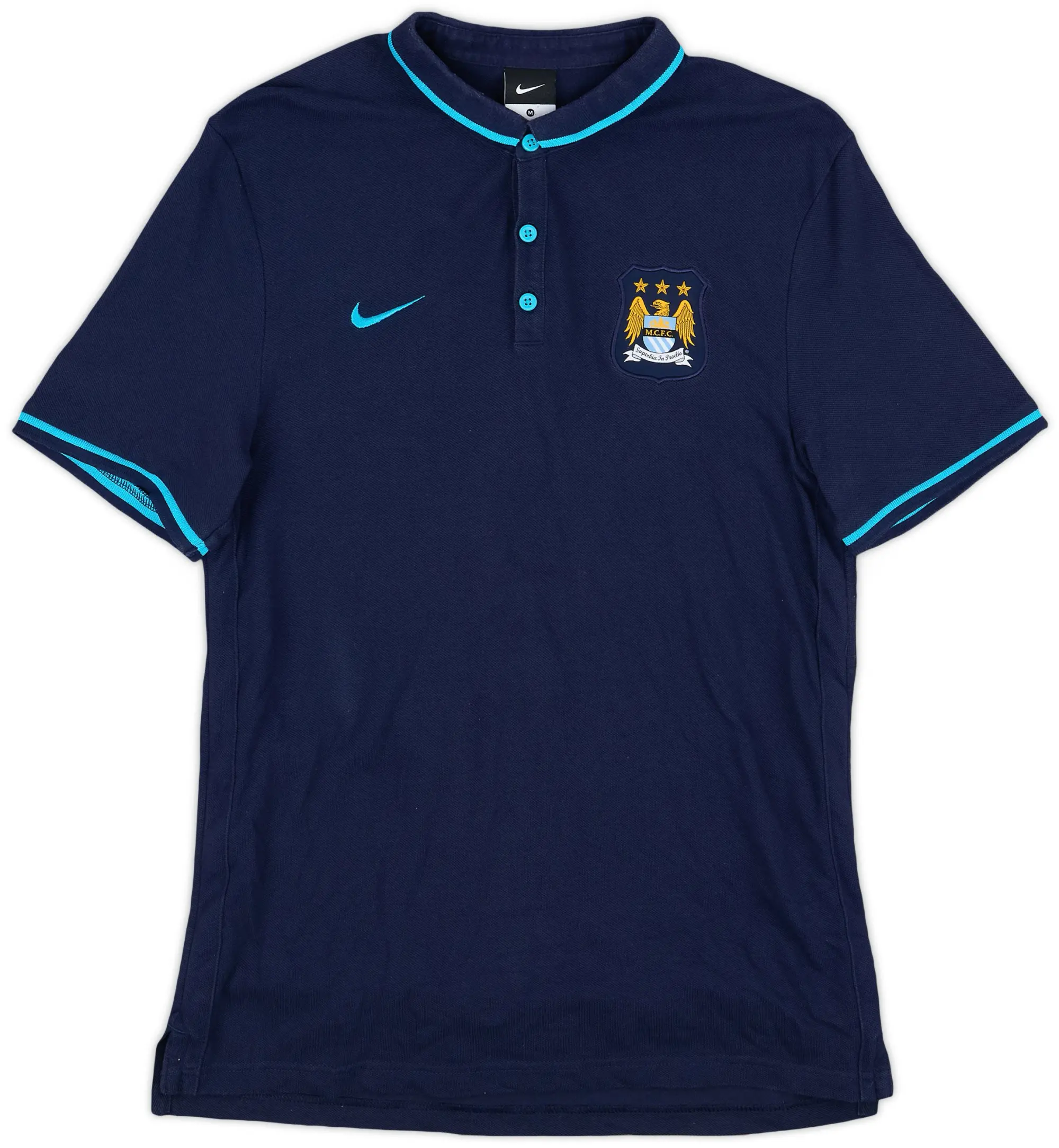 2015-16 Manchester City Nike Polo Shirt - 9/10 - (M)