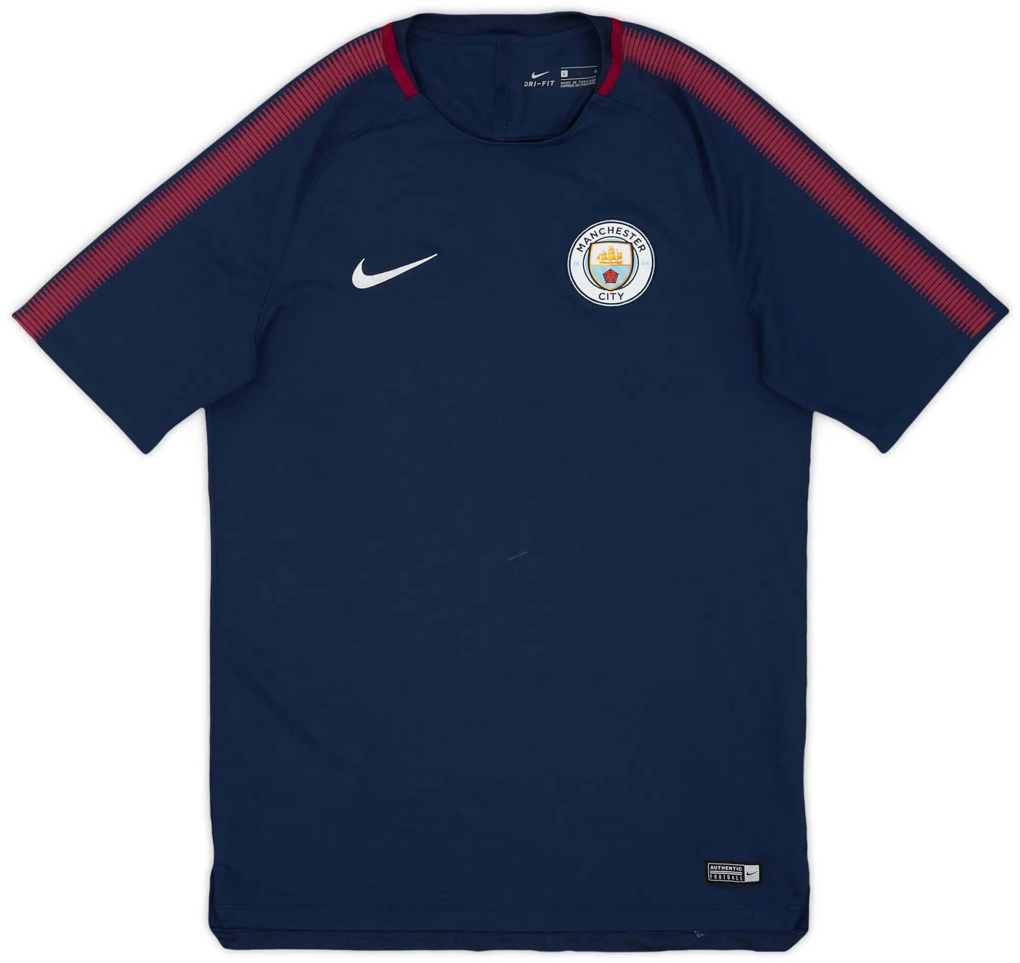 2017-18 Manchester City Nike Training Shirt - 9/10 - (L)
