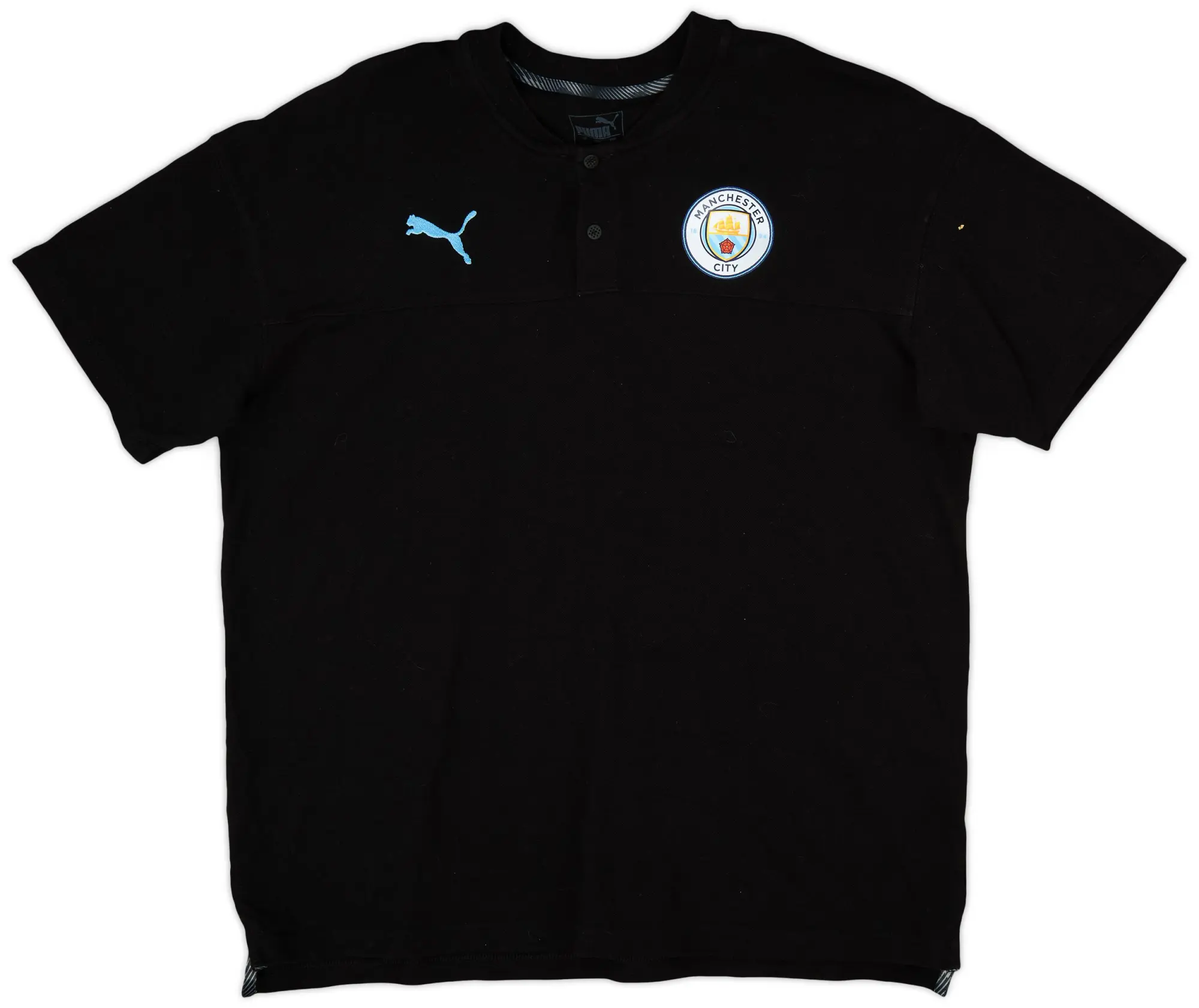 2019-20 Manchester City Puma Polo Shirt - 9/10 - (XL)