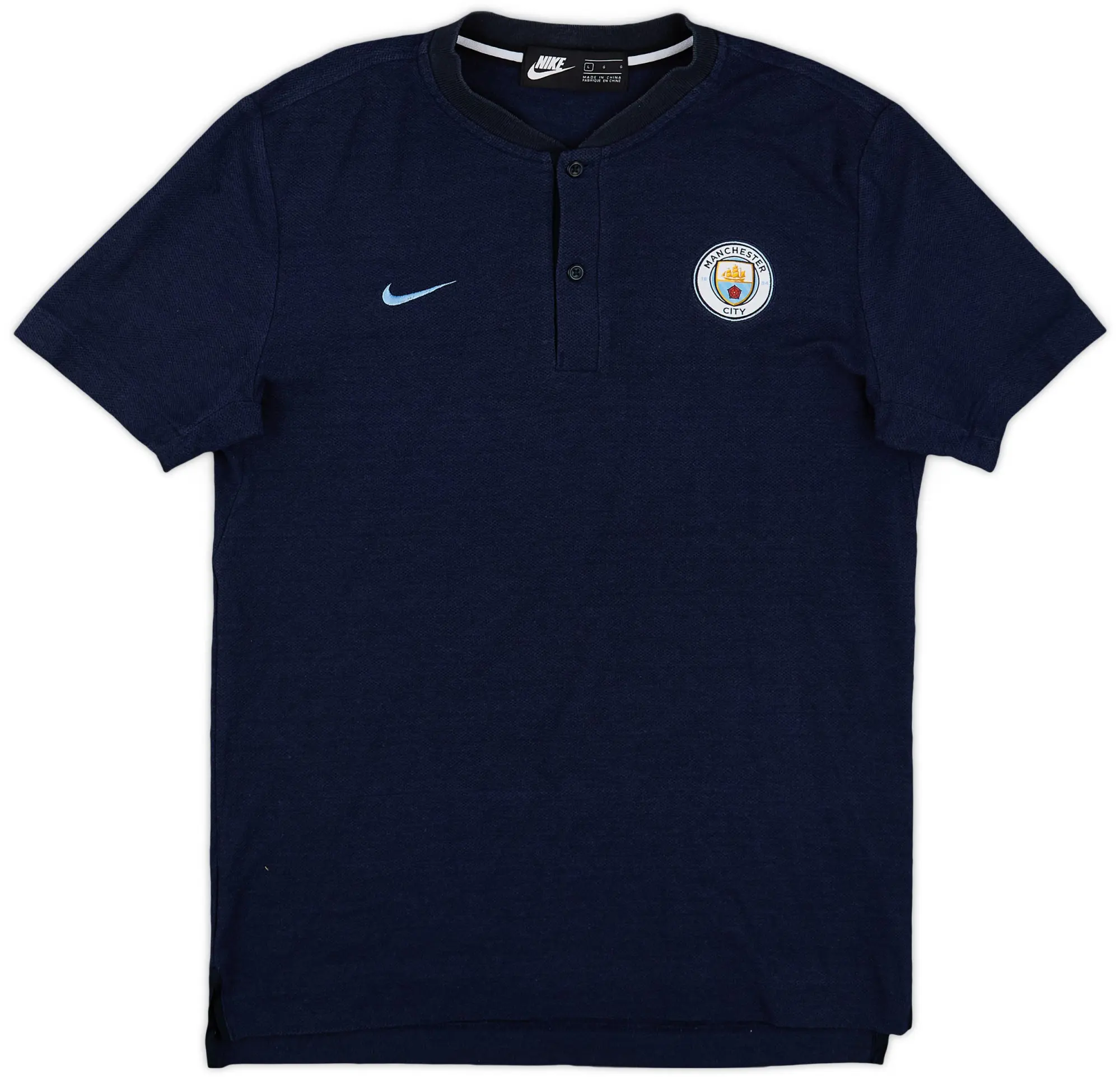 2018-19 Manchester City Nike Polo Shirt - 9/10 - (L)