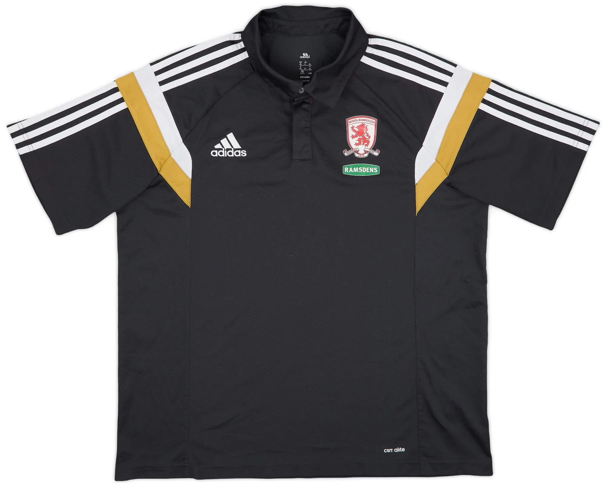 2014-15 Middlesbrough adidas Polo Shirt - 9/10 - (XL)