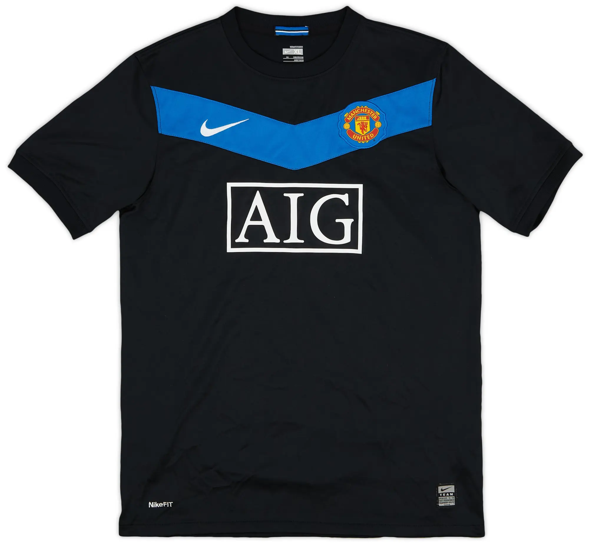 Nike 2009-10 Manchester United Away Shirt - 9/10 - (XL.Boys)