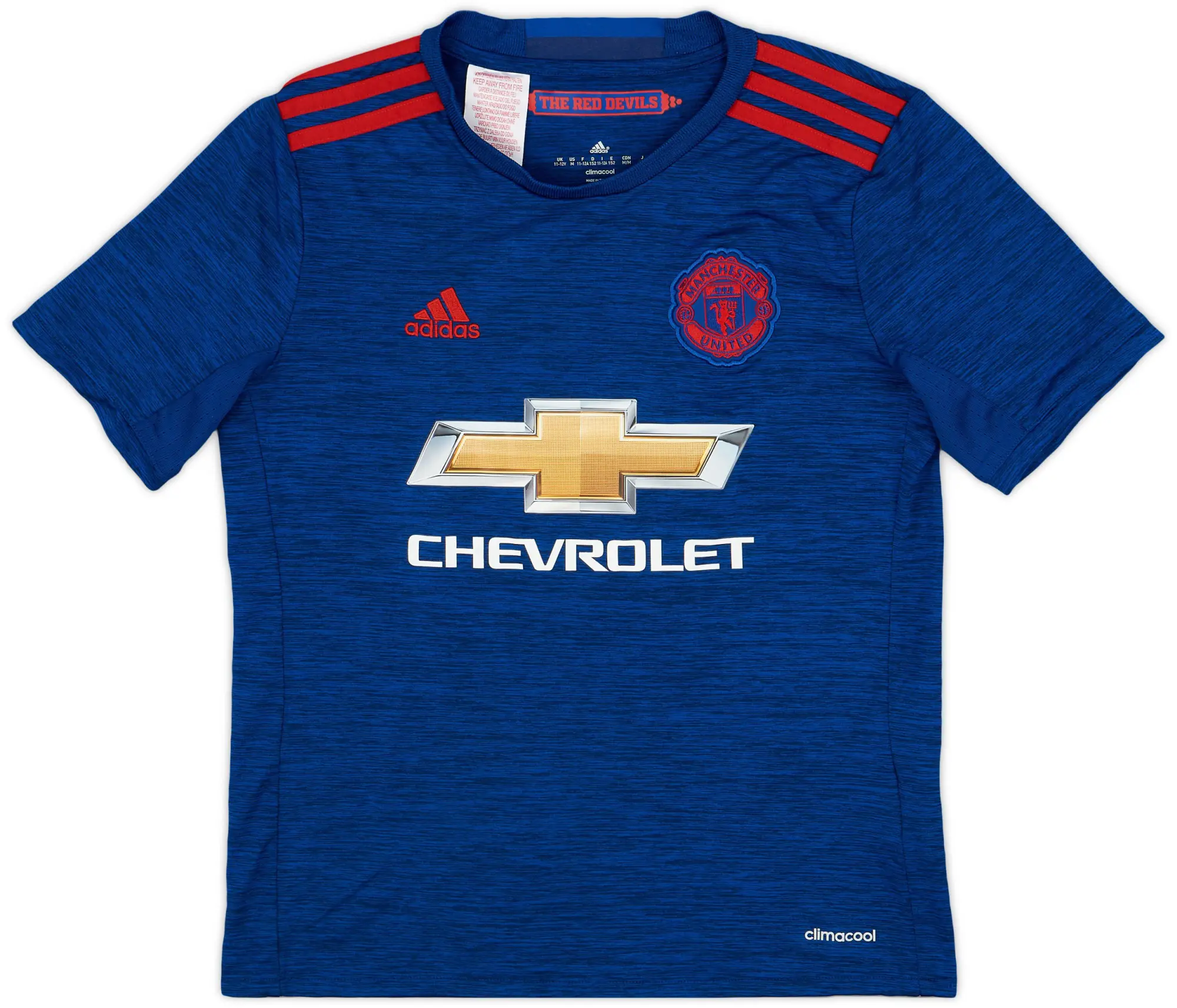 adidas 2016-17 Manchester United Away Shirt - 8/10 - (M.Boys)
