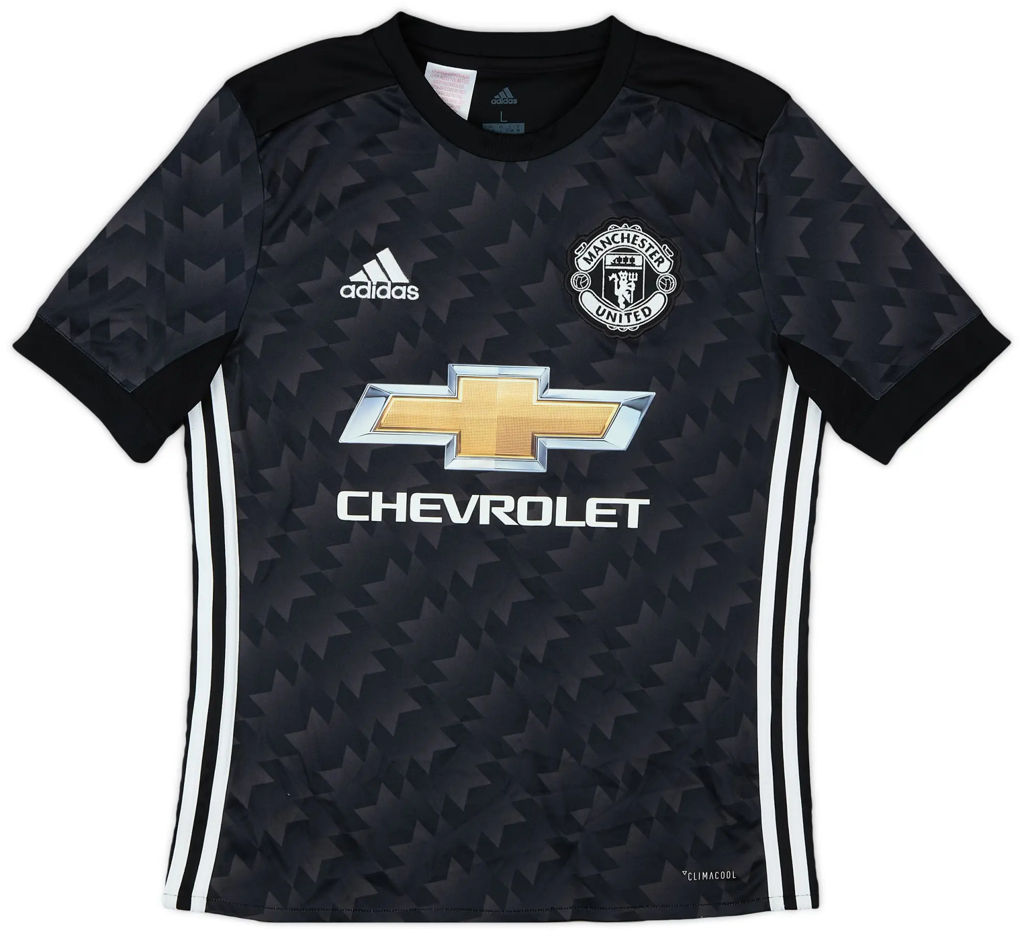 adidas 2017-18 Manchester United Away Shirt - 8/10 - (L.Boys)