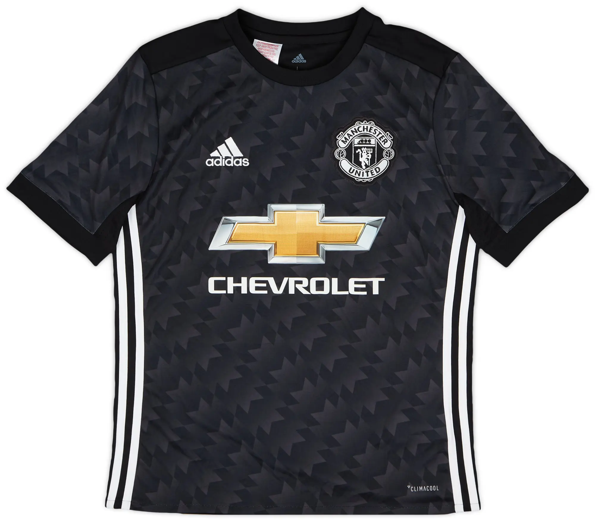 adidas 2017-18 Manchester United Away Shirt - 8/10 - (L.Boys)