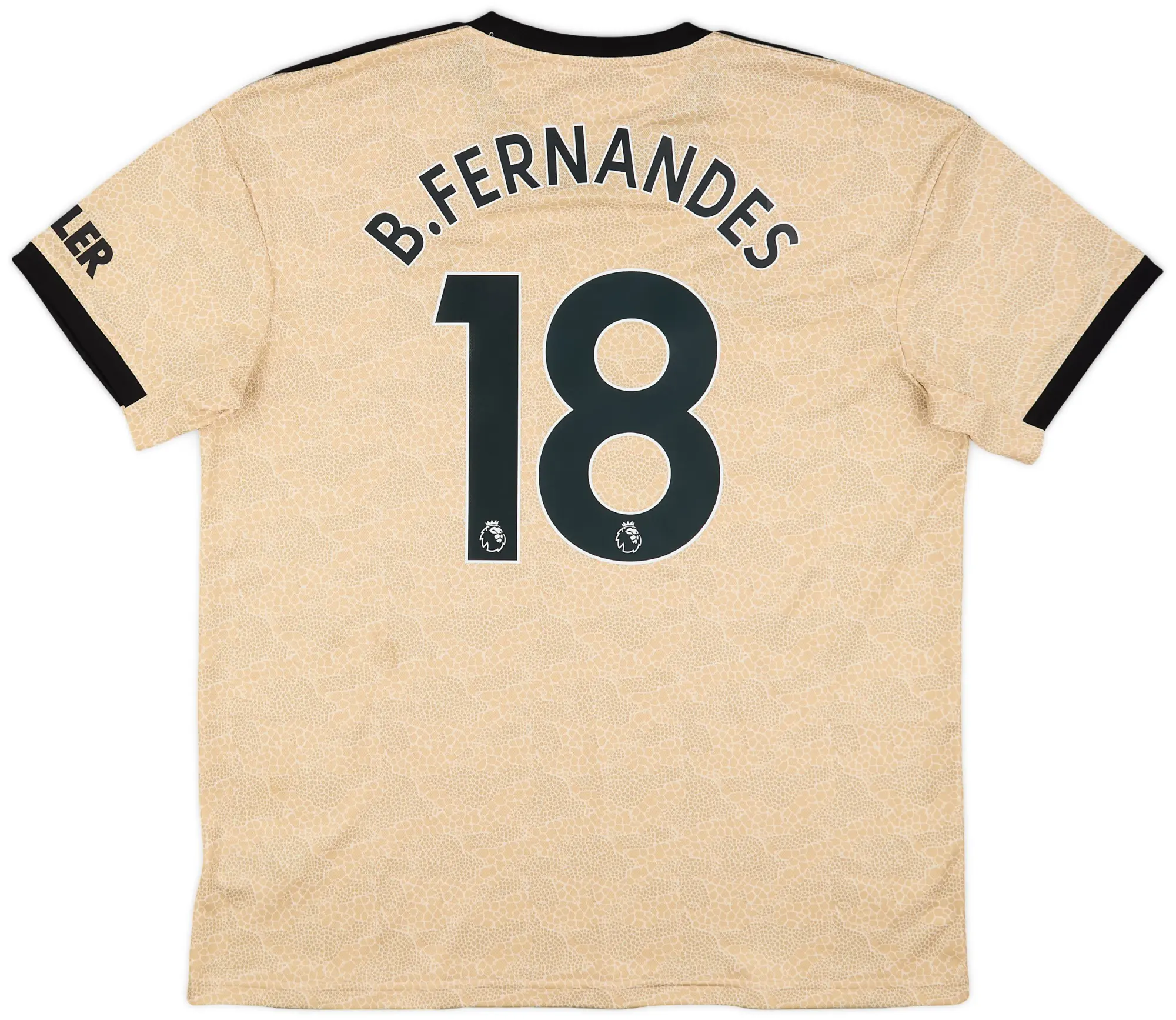 adidas 2019-20 Manchester United Away Shirt B.Fernandes #18 - 8/10 - (XL)