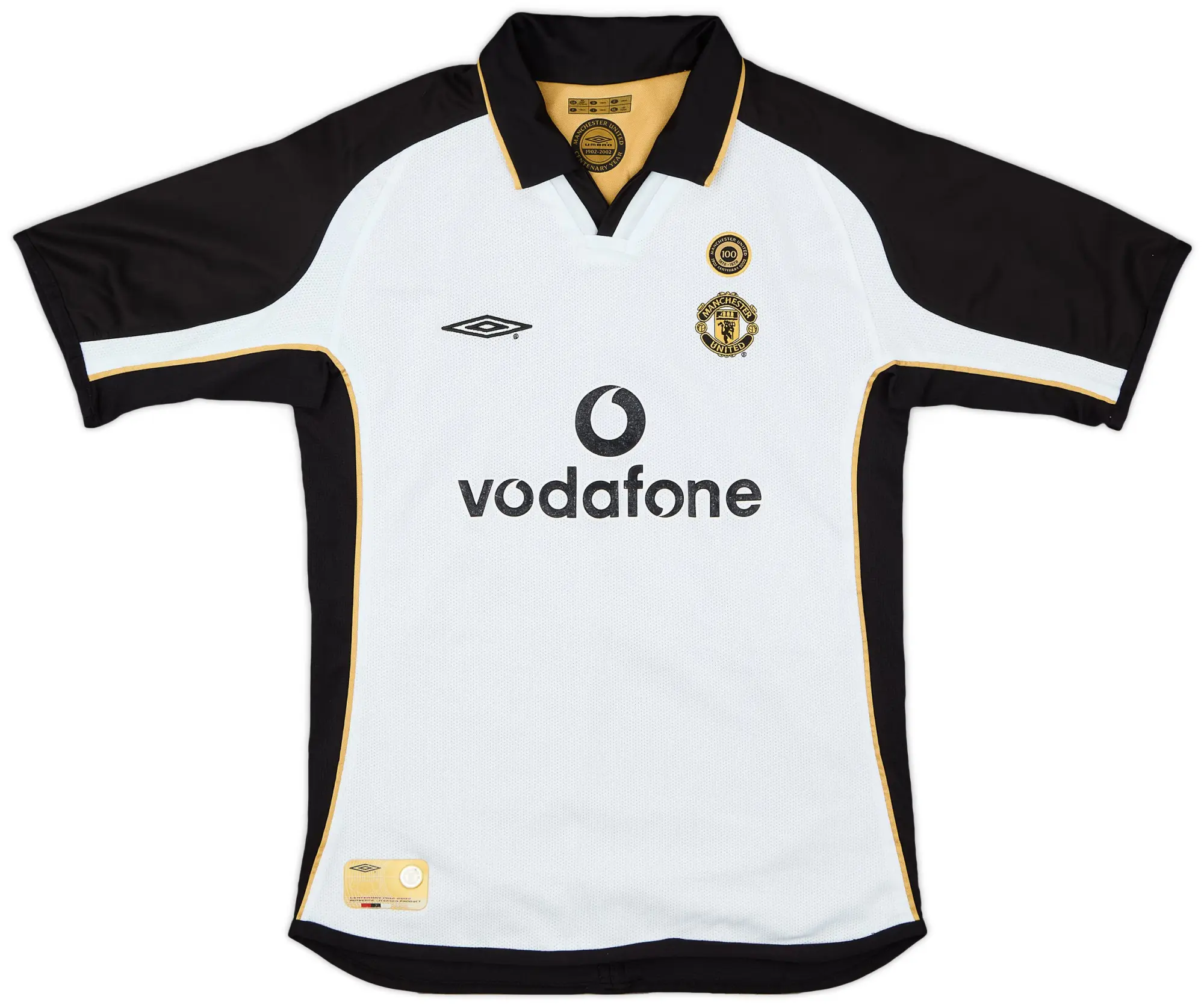 Umbro 2001-02 Manchester United Centenary Away/Third Shirt - 6/10 - (M.Boys)