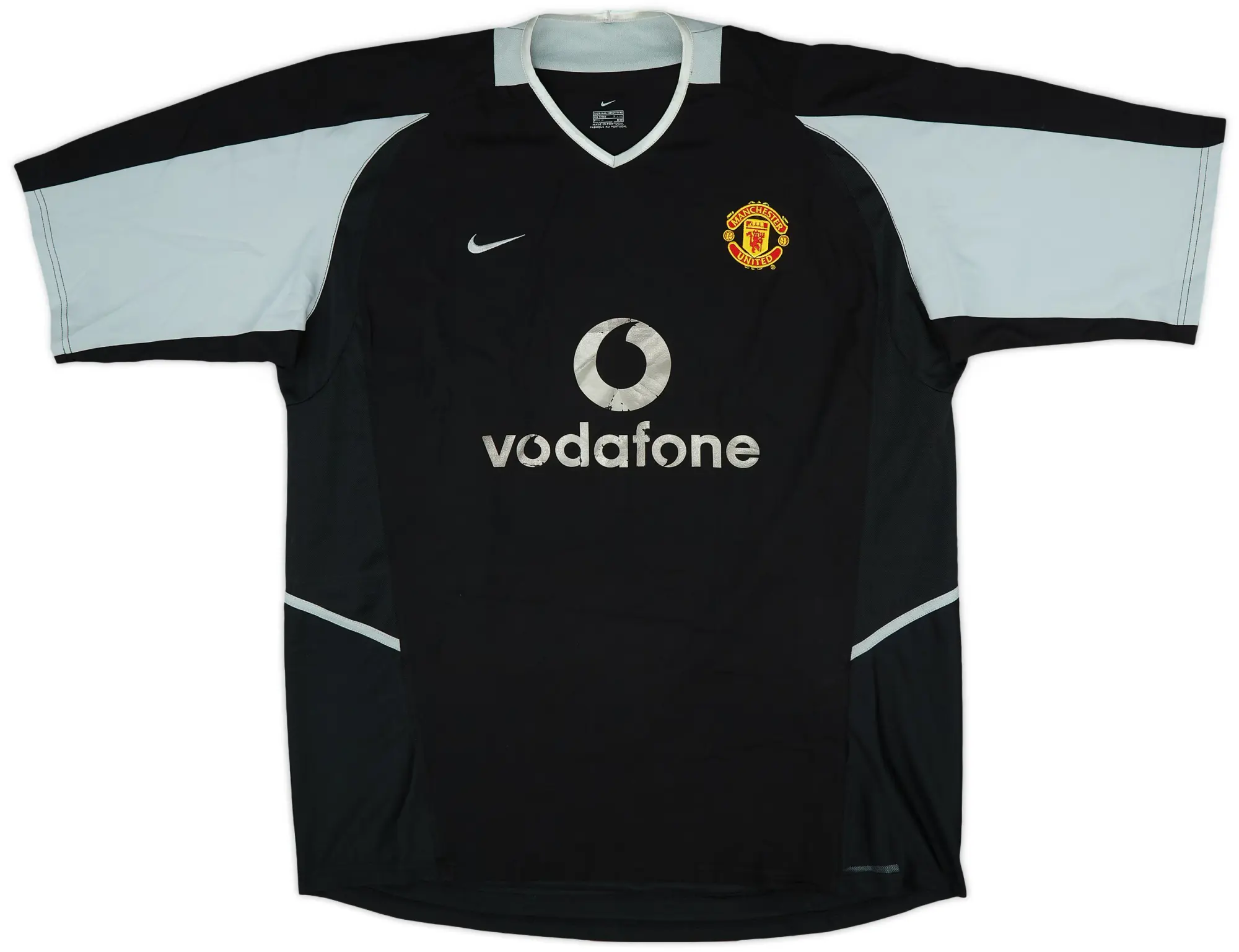 Nike 2002-04 Manchester United GK S/S Shirt Barthez #1 (XXL)