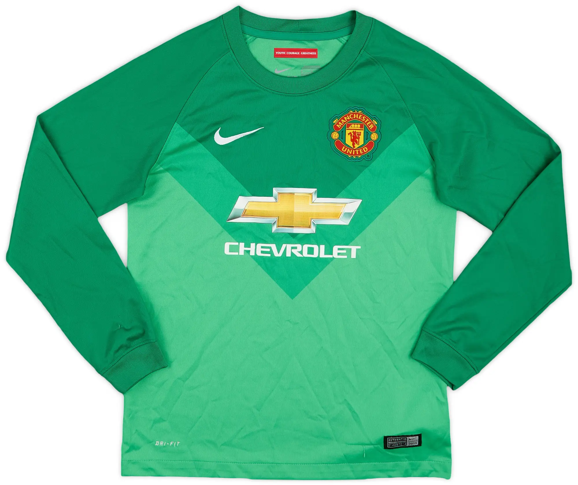 Nike 2014-15 Manchester United GK Shirt - 9/10 - (M.Boys)