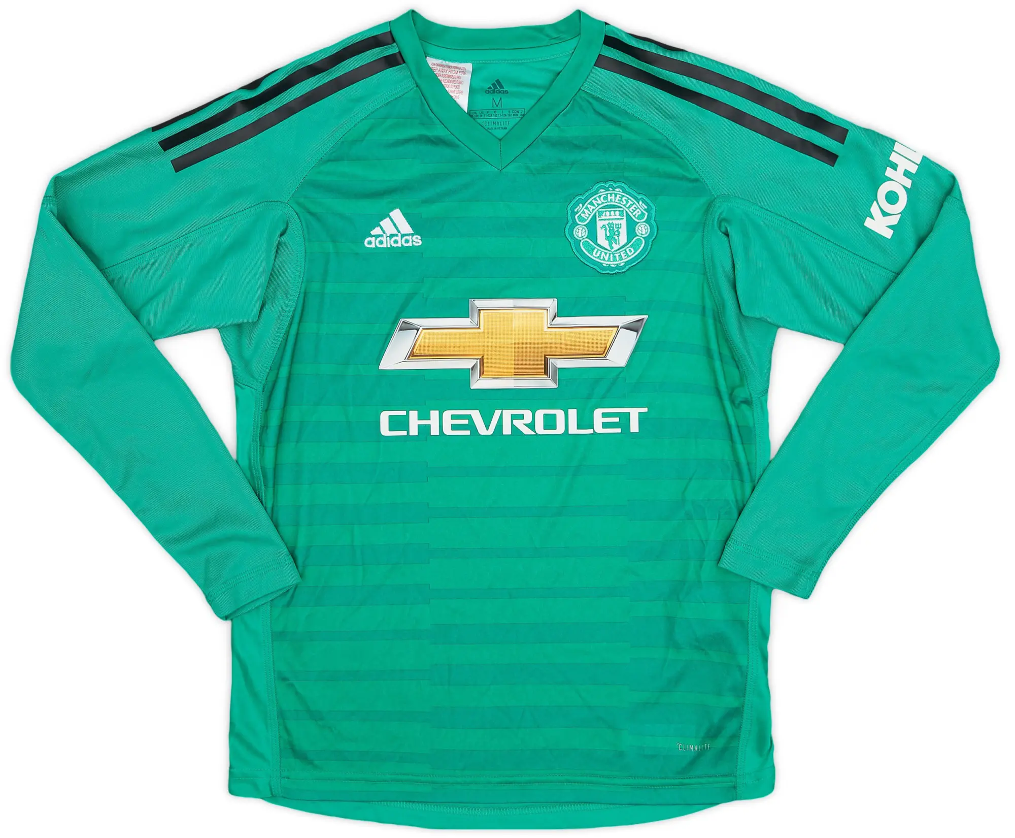 adidas 2018-19 Manchester United Home GK Shirt - 8/10 - (M.Boys)