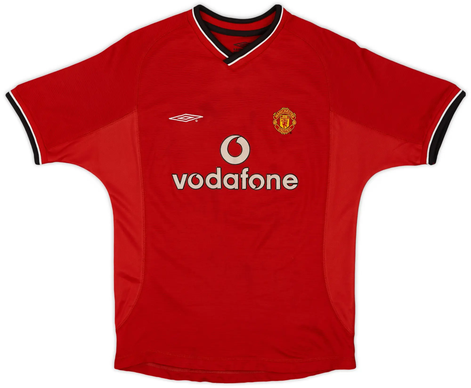 Umbro 2000-02 Manchester United Home Shirt - 7/10 - (M.Boys)