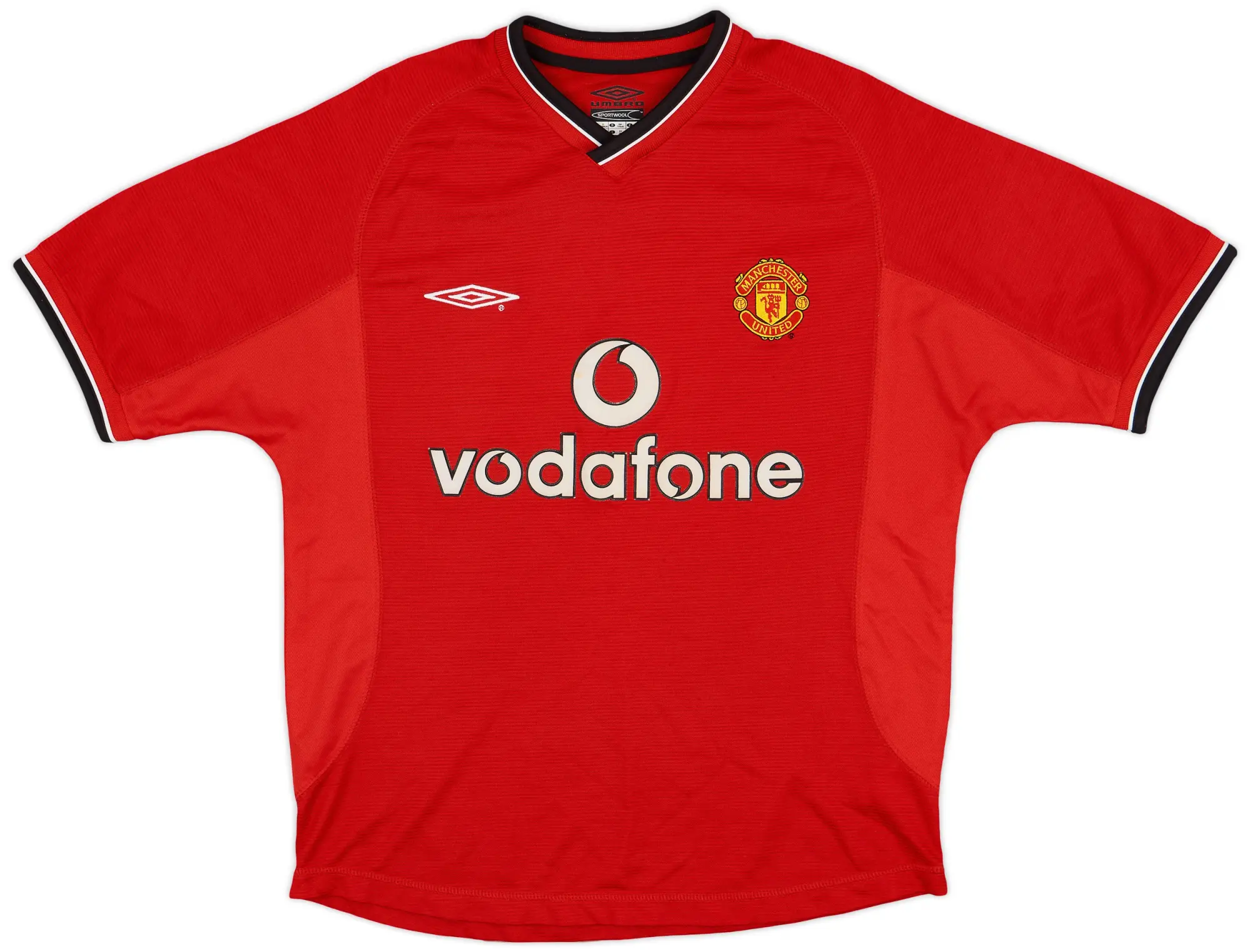 Umbro 2000-02 Manchester United Home Shirt - 8/10 - (Y)