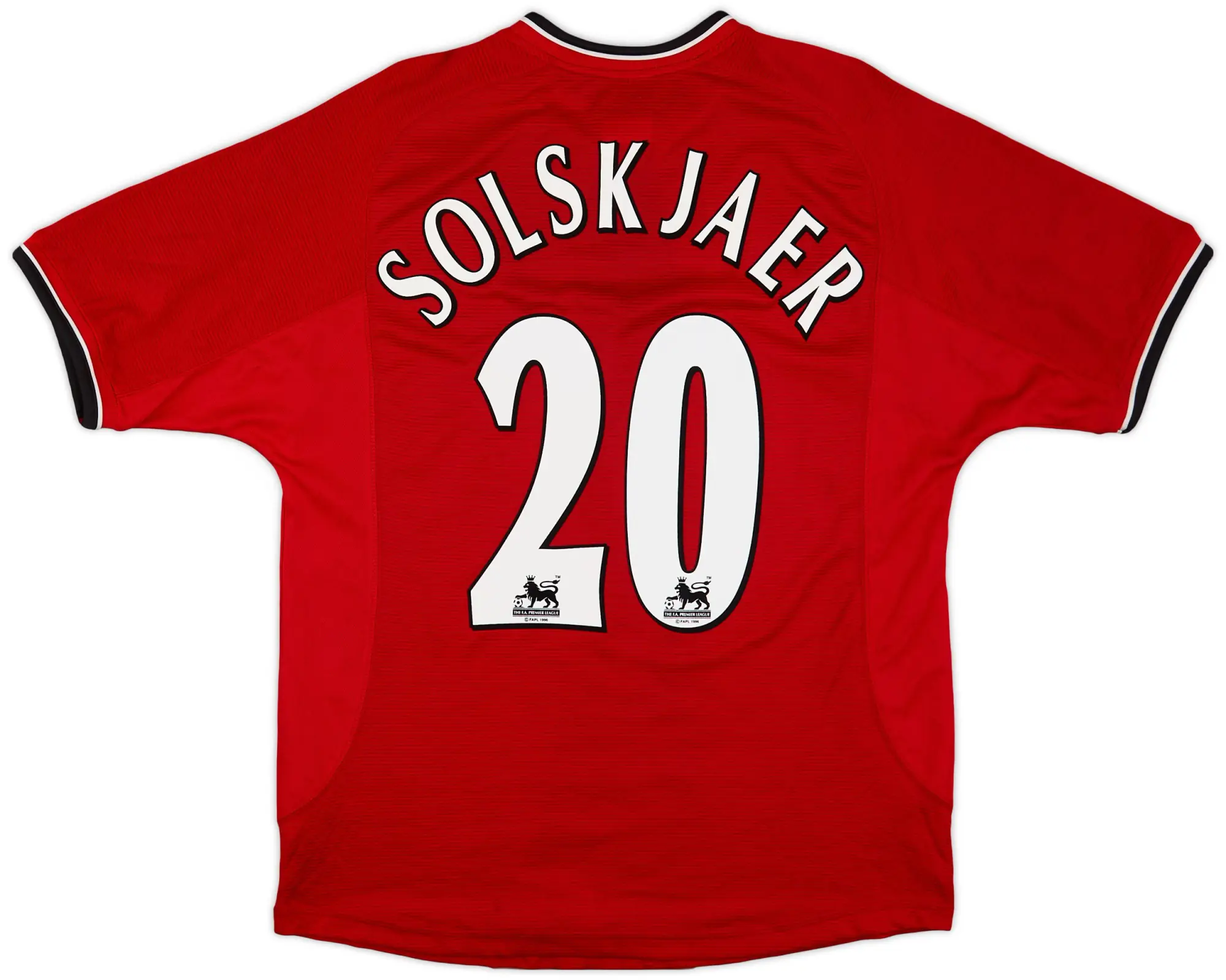 Umbro 2000-02 Manchester United Home Shirt Solskjaer #20 - 6/10 - (M)