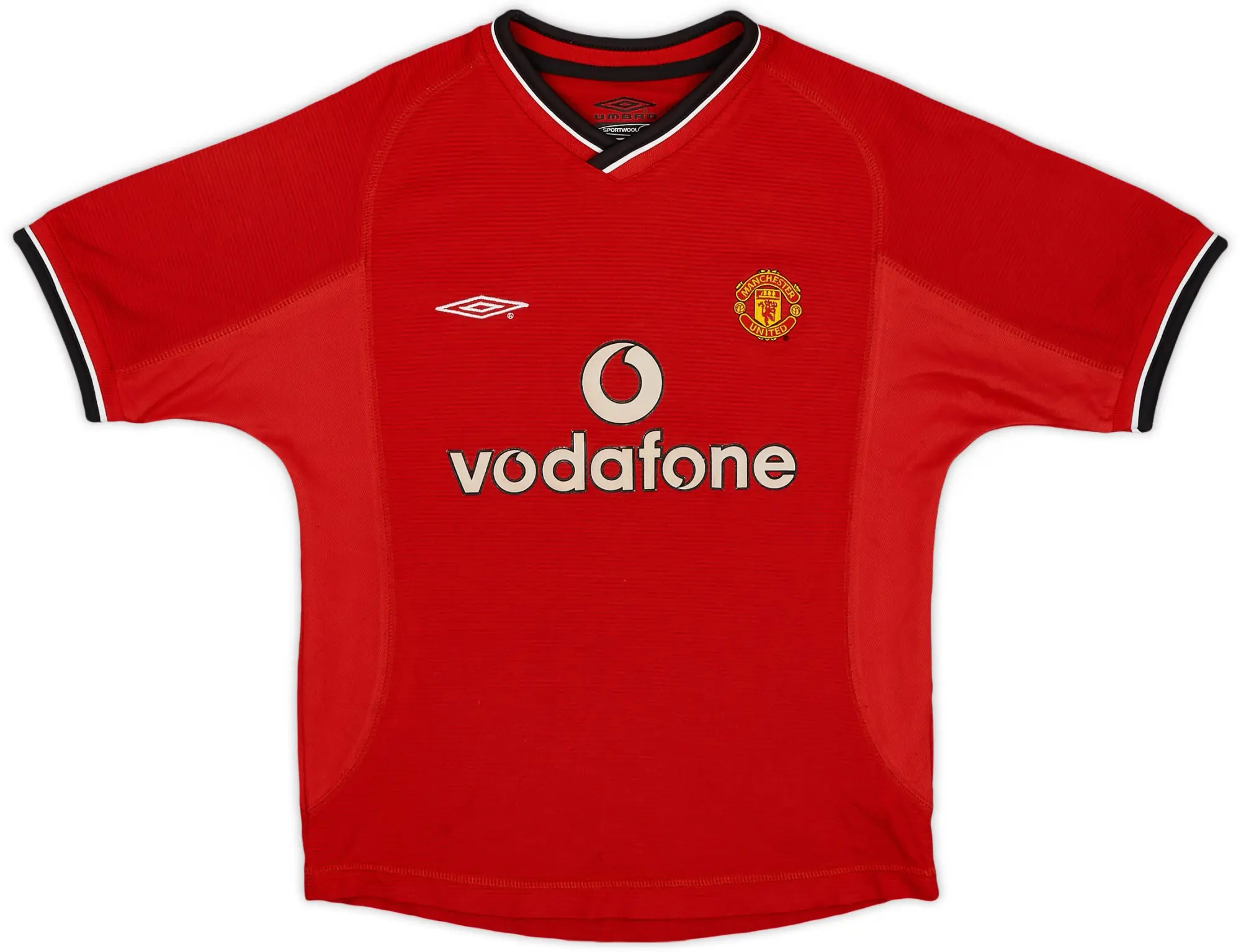Umbro 2000-02 Manchester United Home Shirt - 8/10 - (S.Boys)