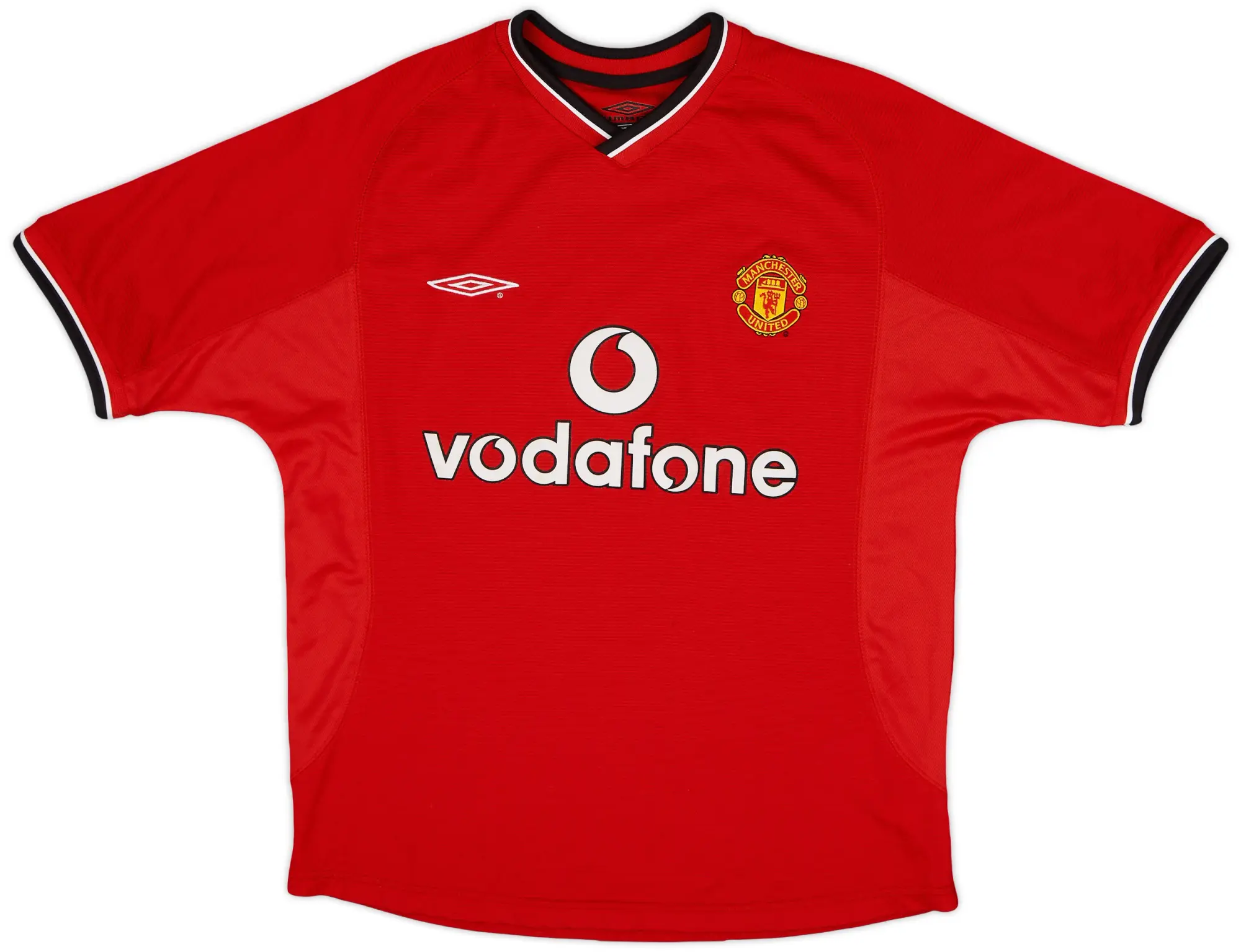 Umbro 2000-02 Manchester United Home Shirt - 9/10 - (Y)