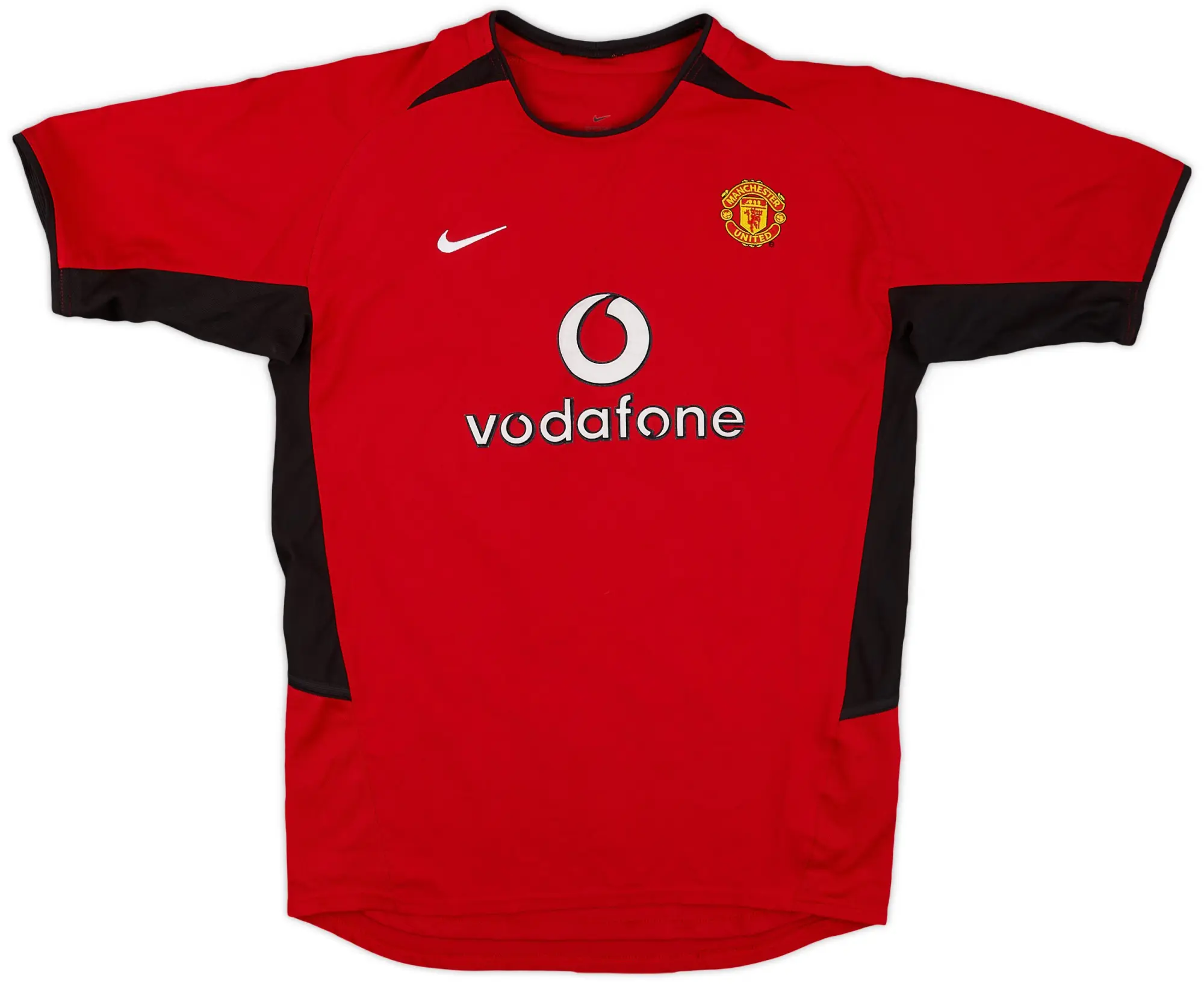 Nike 2002-04 Manchester United Home Shirt - 9/10 - (XL.Boys)