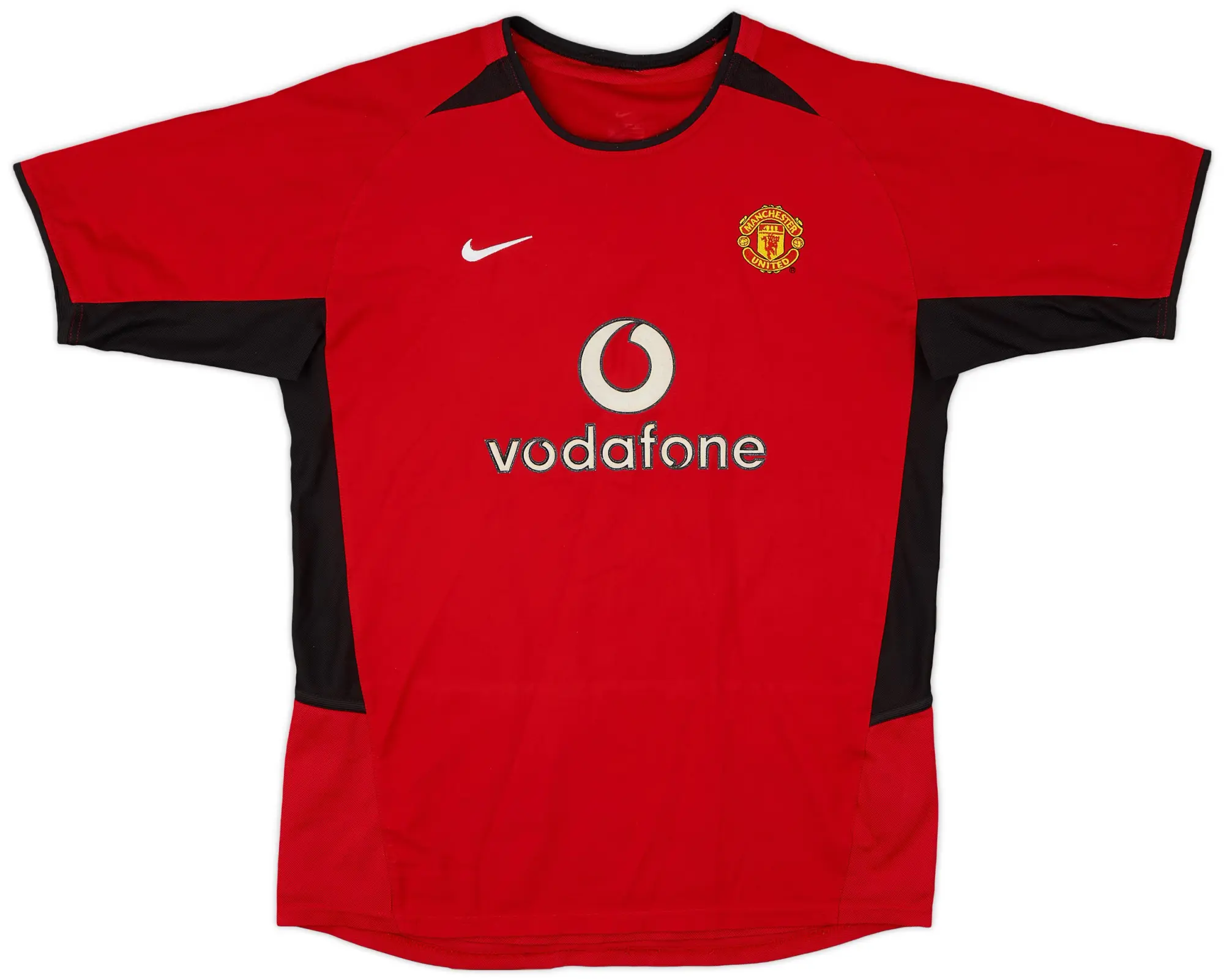 Nike 2002-04 Manchester United Home Shirt - 9/10 - (XL.Boys)