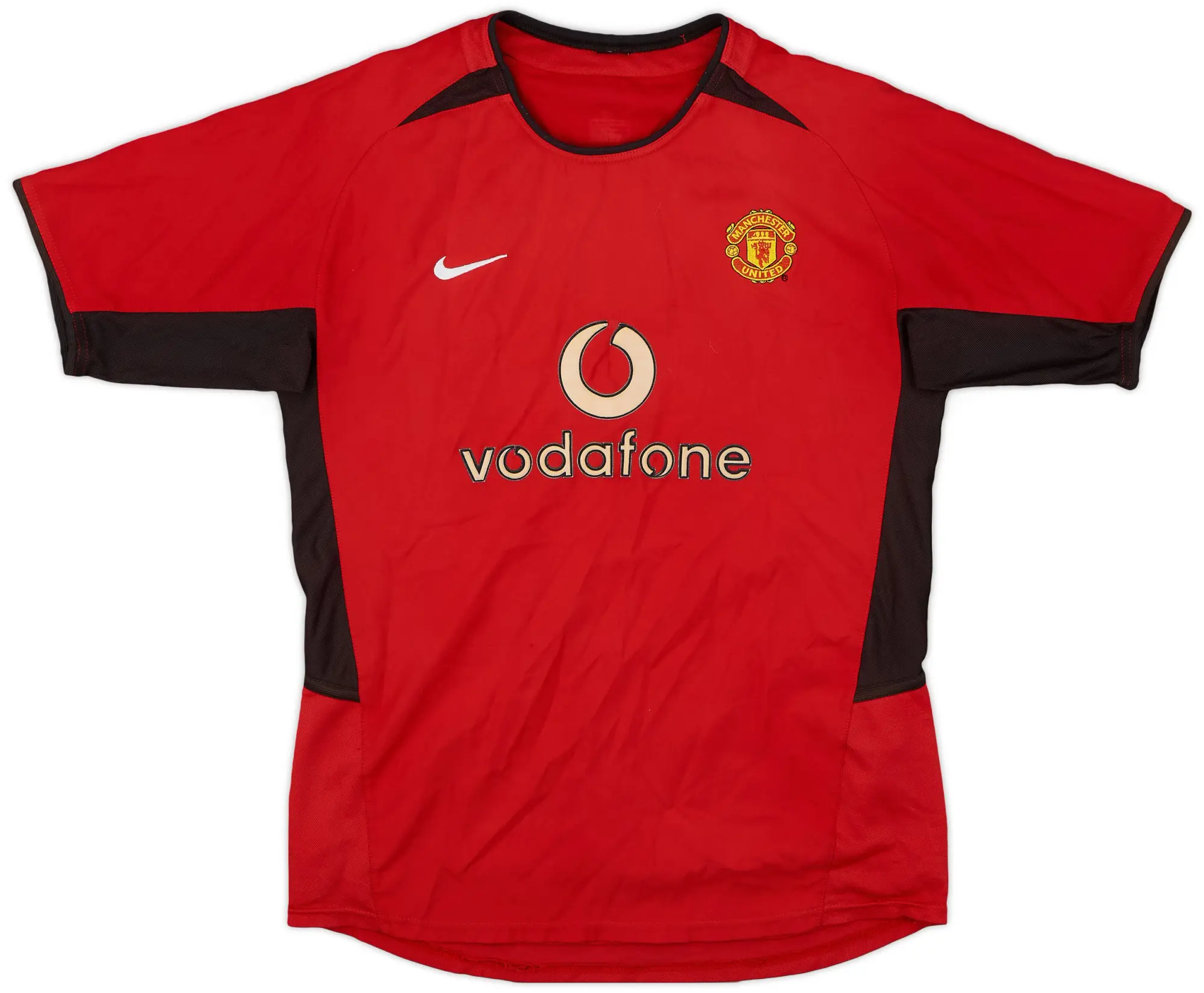 Nike 2002-04 Manchester United Home Shirt - 5/10 - (L.Boys)