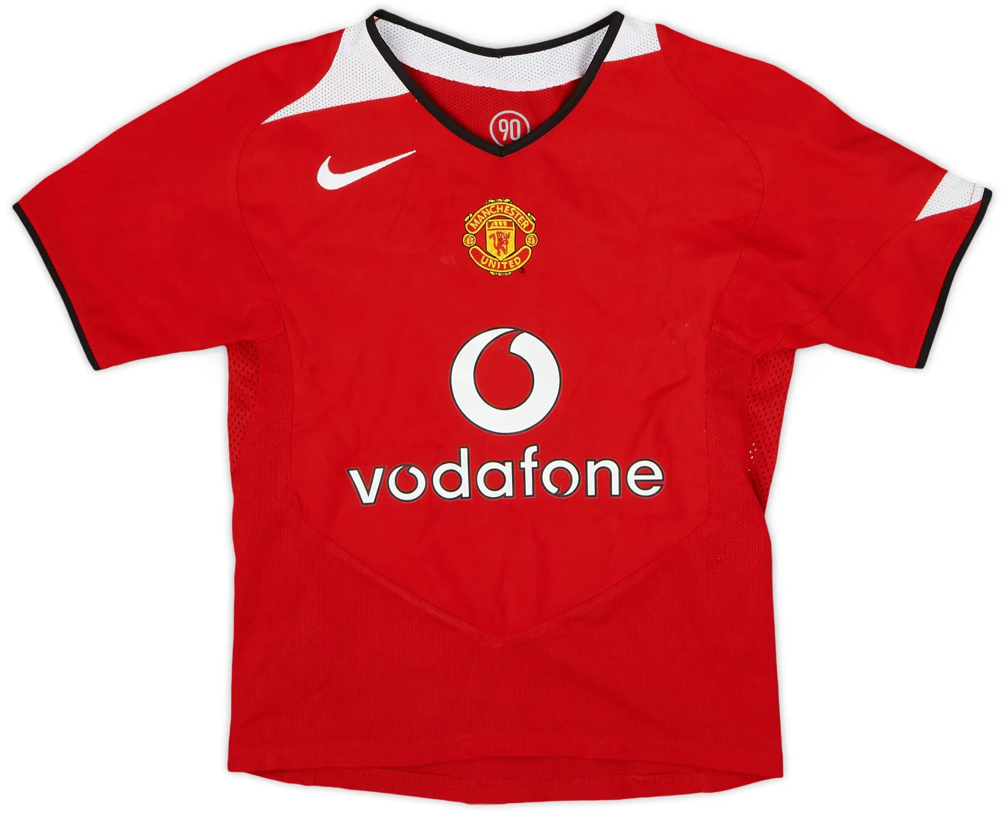 Nike 2004-06 Manchester United Home Shirt - 7/10 - (6-7 Years)