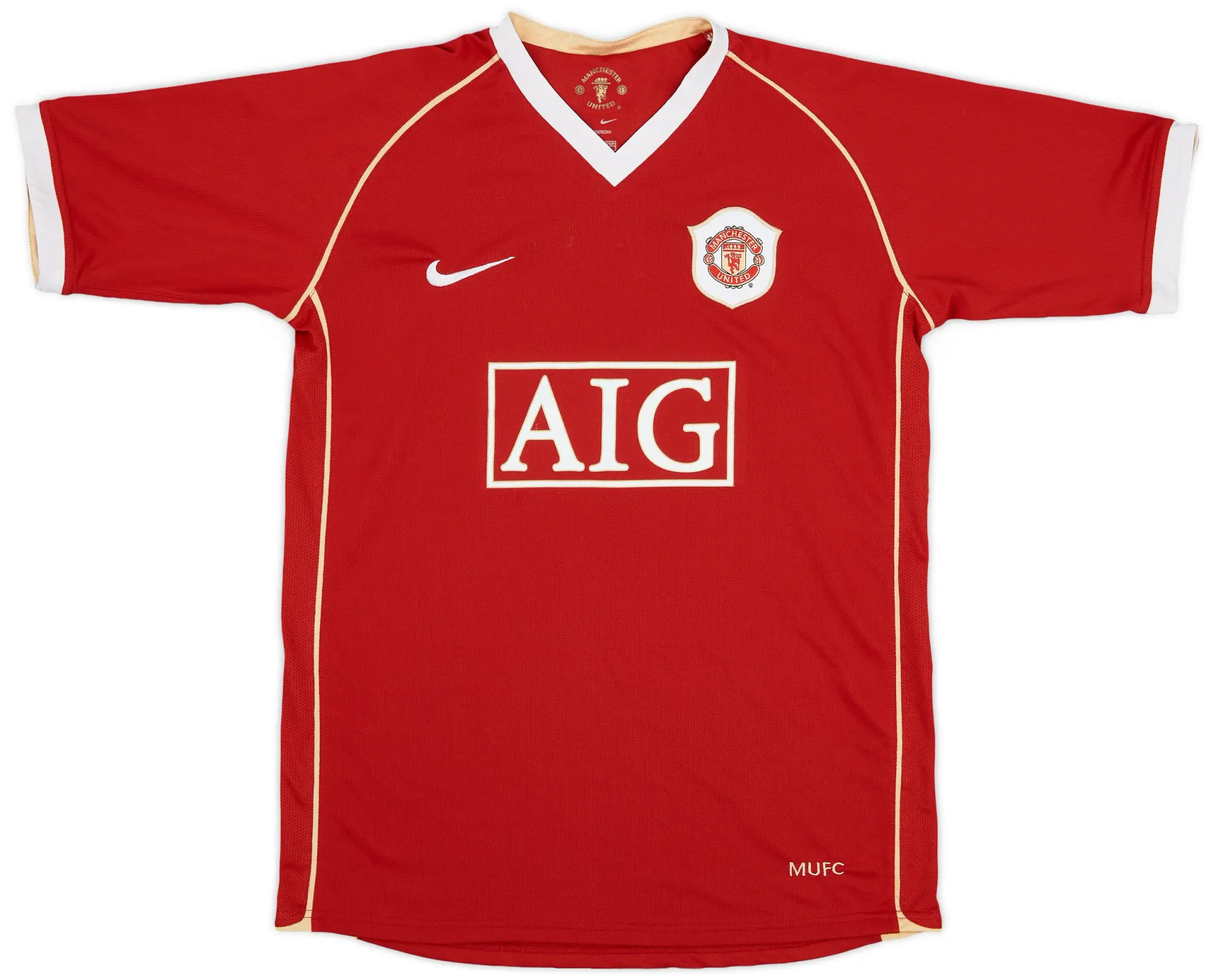 Nike 2006-07 Manchester United Home Shirt - 8/10 - (XL.Boys)