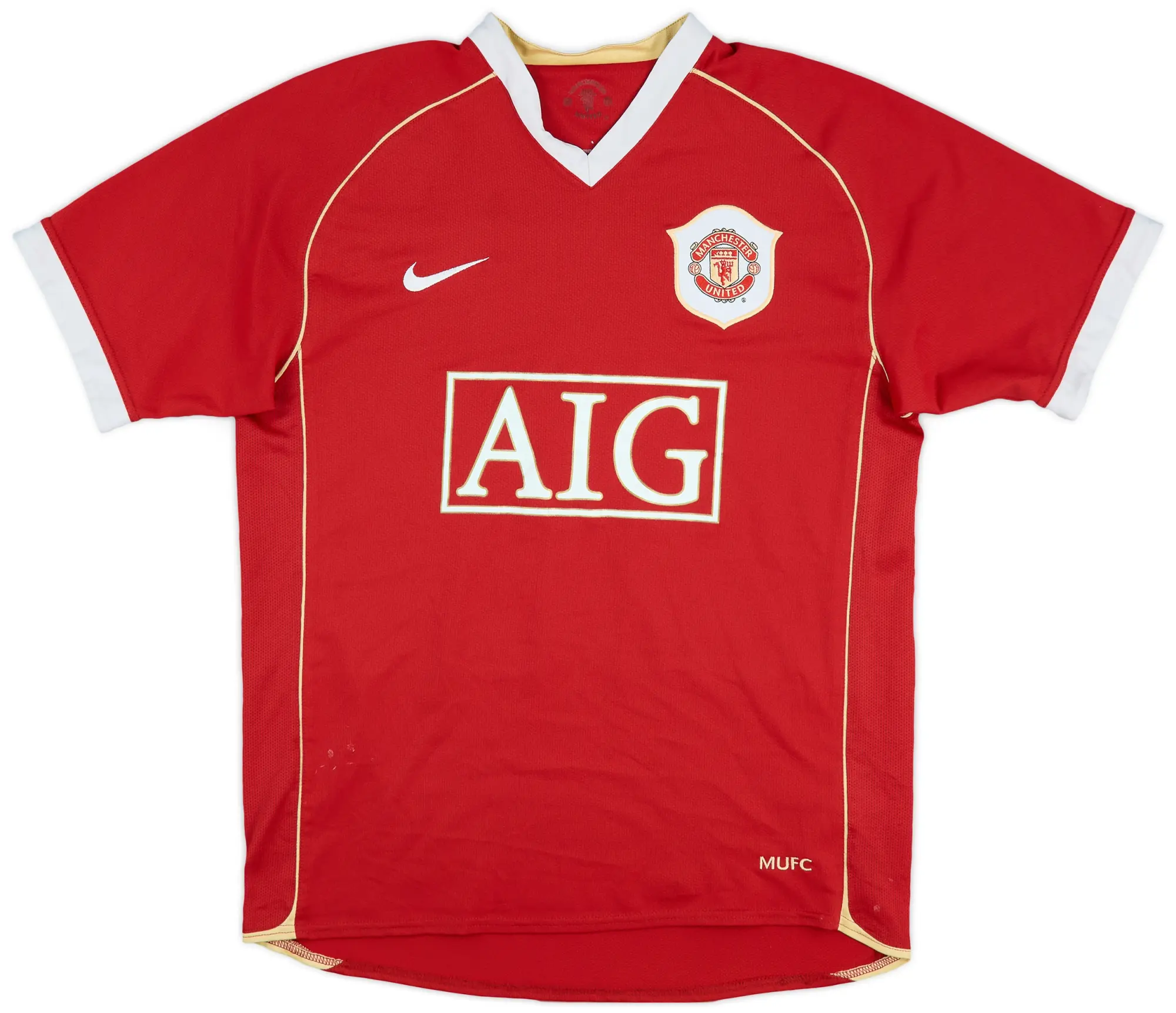 Nike 2006-07 Manchester United Home Shirt - 8/10 - (XL.Boys)