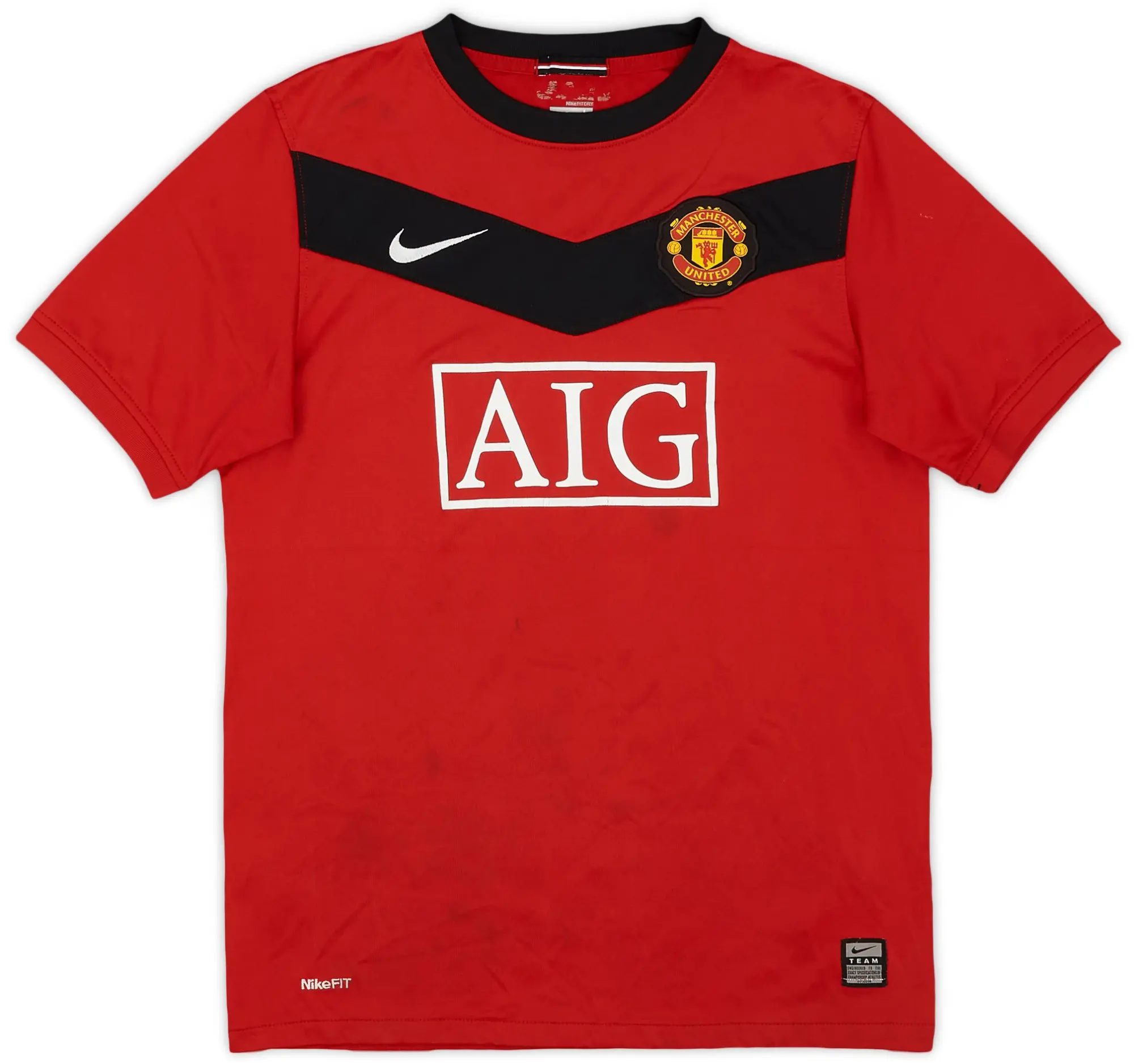 Nike 2009-10 Manchester United Home Shirt - 5/10 - (L.Boys)