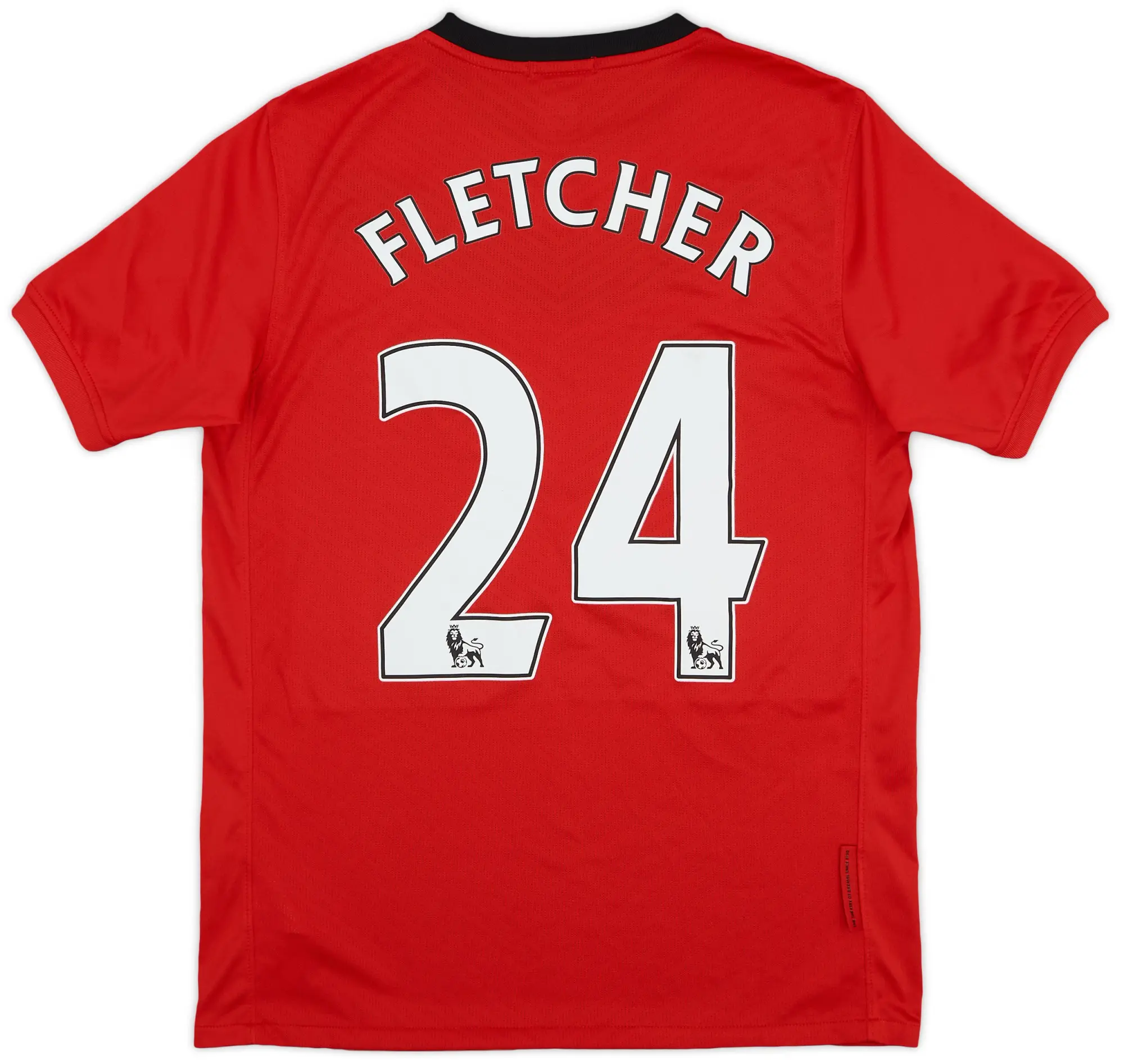 Nike 2009-10 Manchester United Home Shirt Fletcher #24 - 9/10 - (XL.Boys)