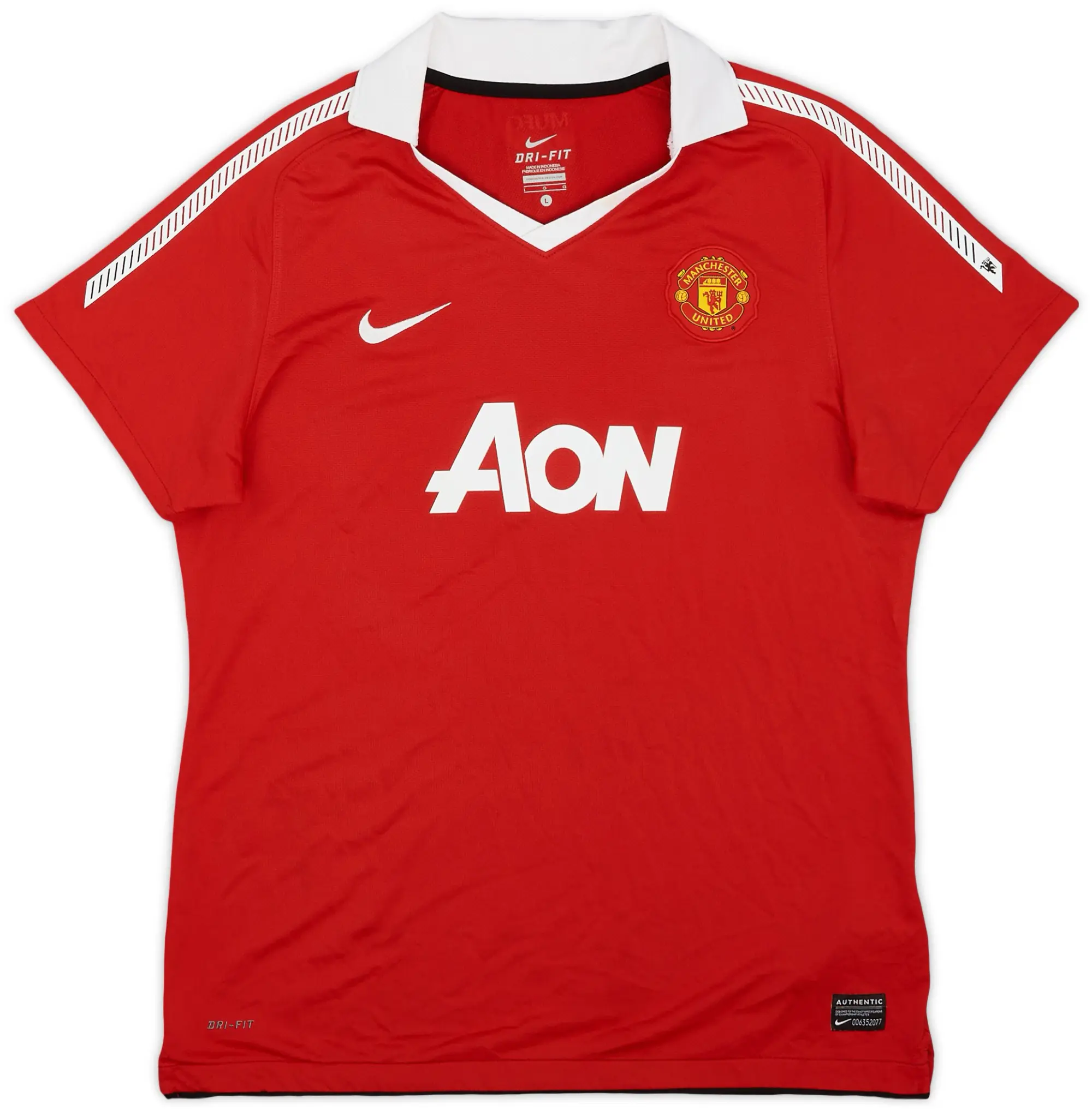 Nike 2010-11 Manchester United Home Shirt - 8/10 - (Women's L)