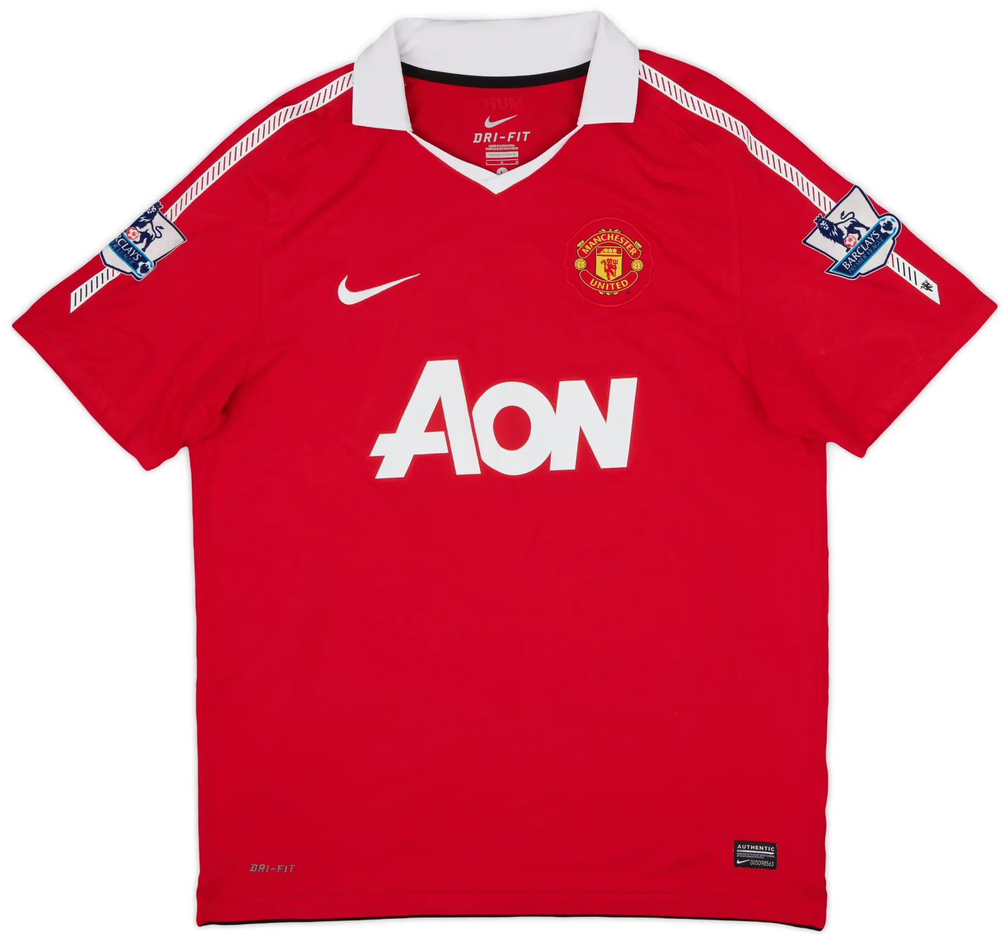 Nike 2010-11 Manchester United Home Shirt - 7/10 - (3-4 Years)