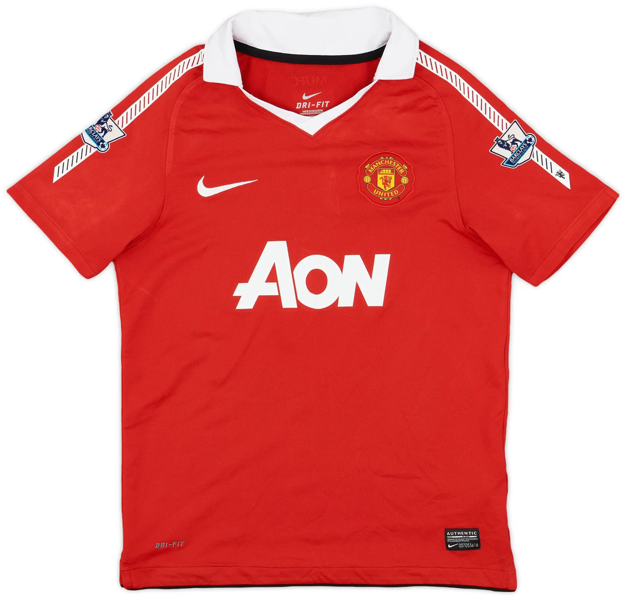 Nike 2010-11 Manchester United Home Shirt - 9/10 - (M.Boys)
