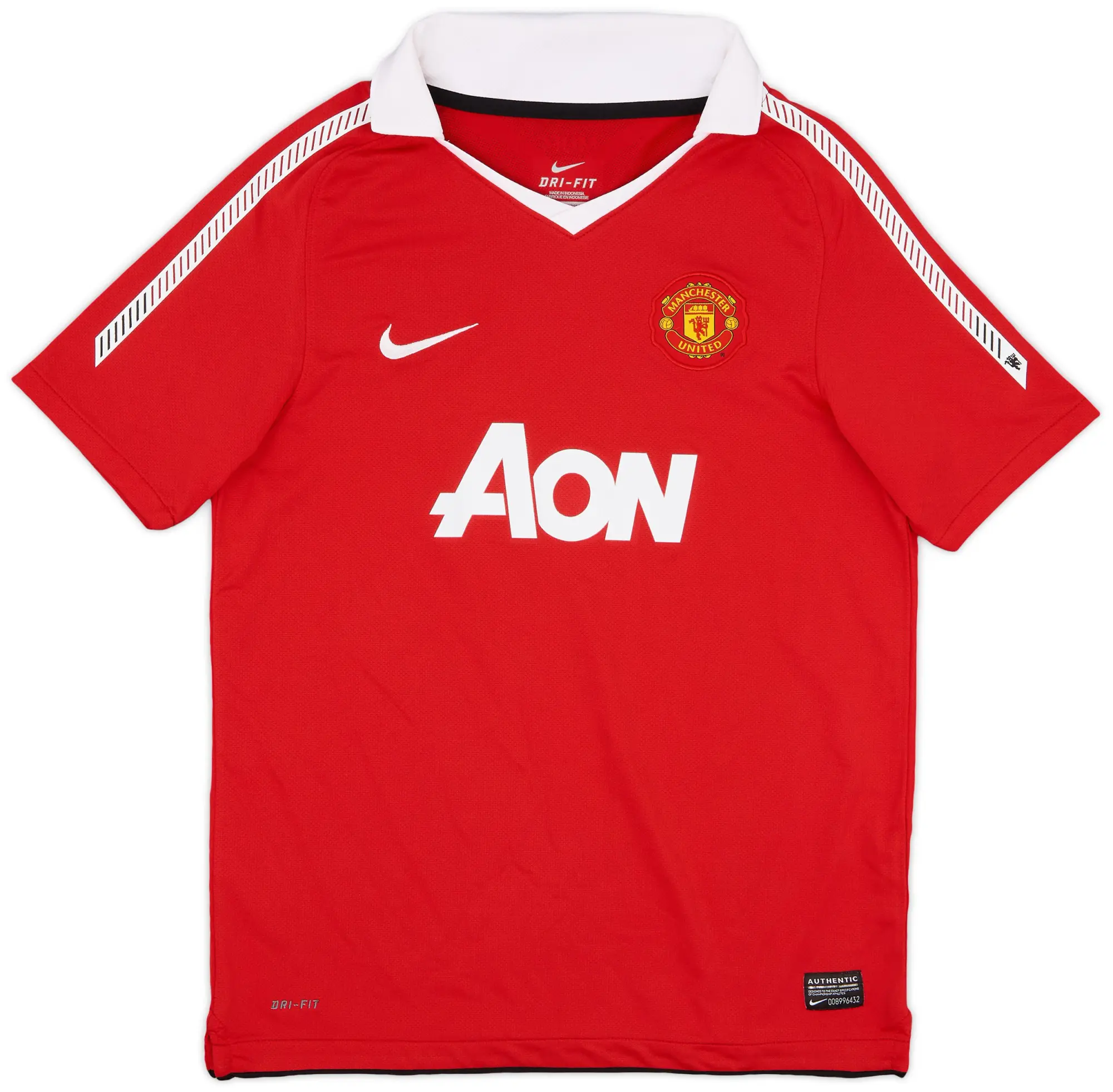 Nike 2010-11 Manchester United Home Shirt - 8/10 - (L.Boys)