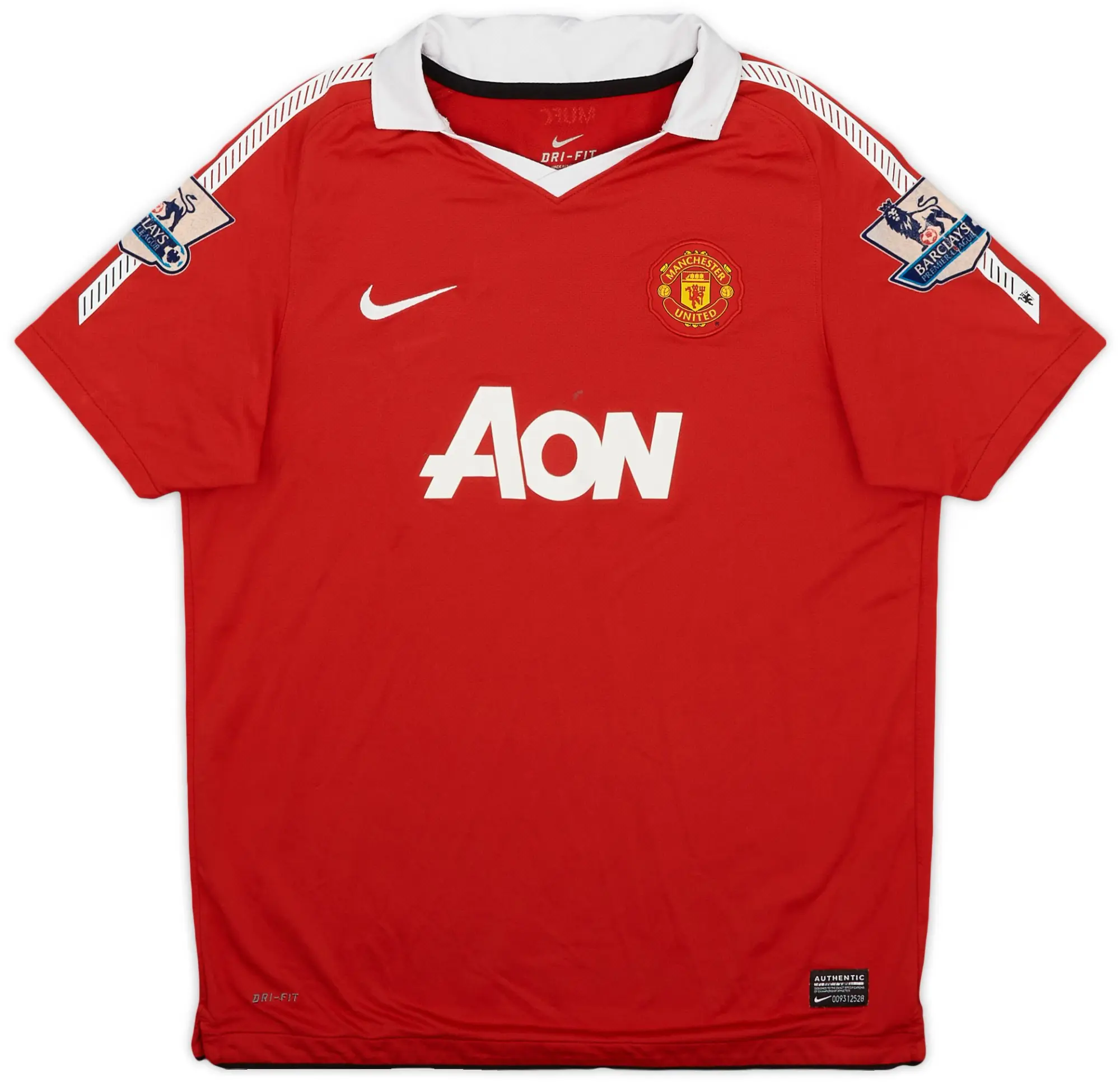 Nike 2010-11 Manchester United Home Shirt - 6/10 - (XL.Boys)