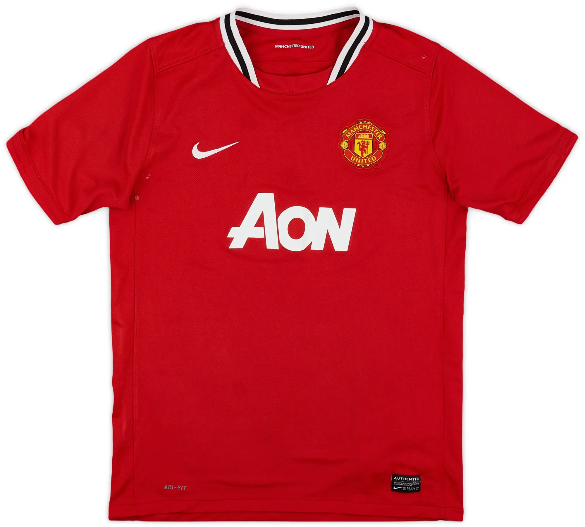 Nike 2011-12 Manchester United Home Shirt - 7/10 - (XL.Boys)