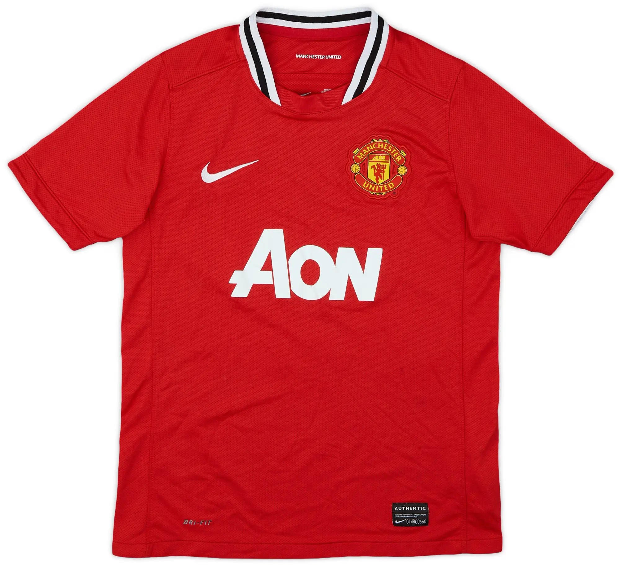 Nike 2011-12 Manchester United Home Shirt - 6/10 - (M.Boys)