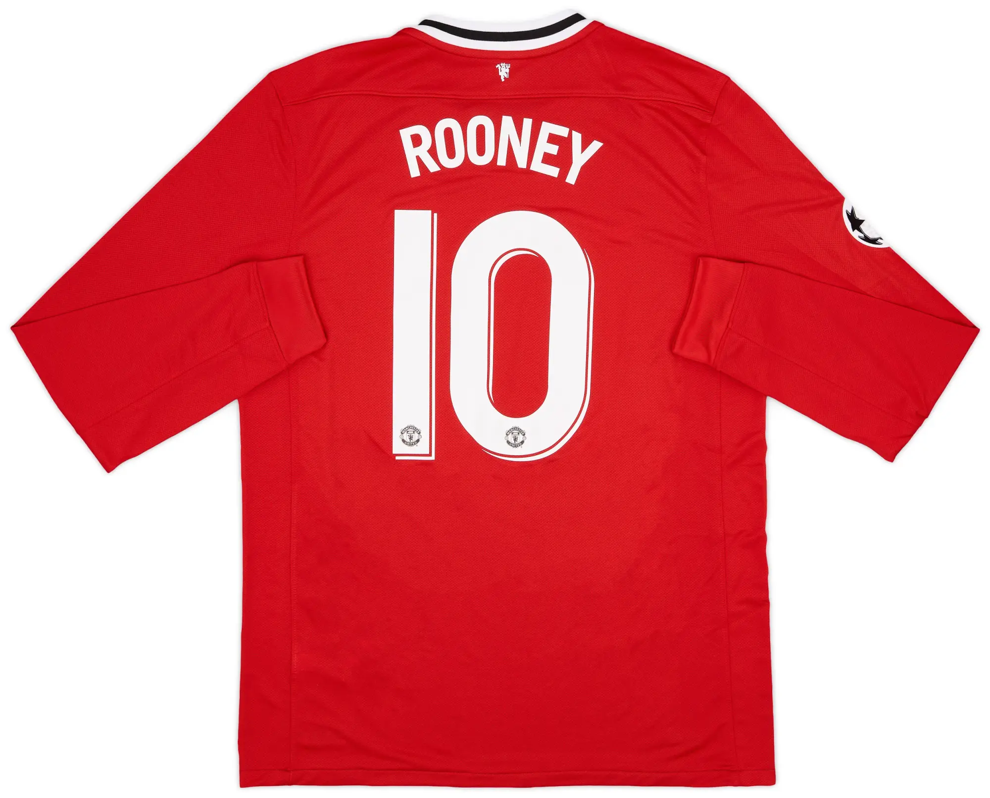 Nike 2011-12 Manchester United Home L/S Shirt Rooney #10 (L)