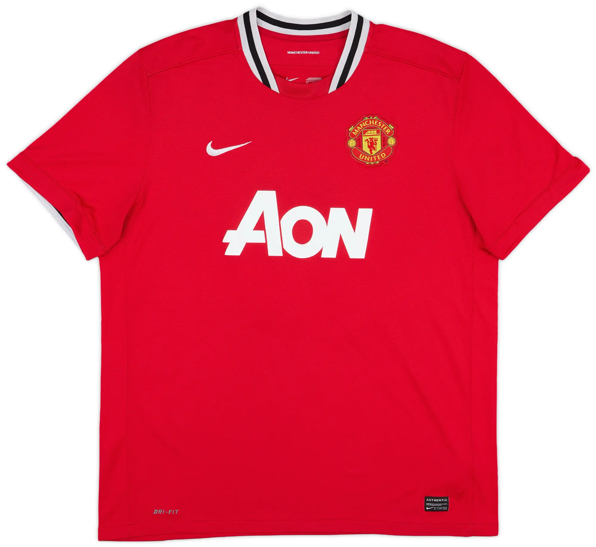Nike 2011-12 Manchester United Home Shirt Rooney #10 - 7/10 - (XXL)