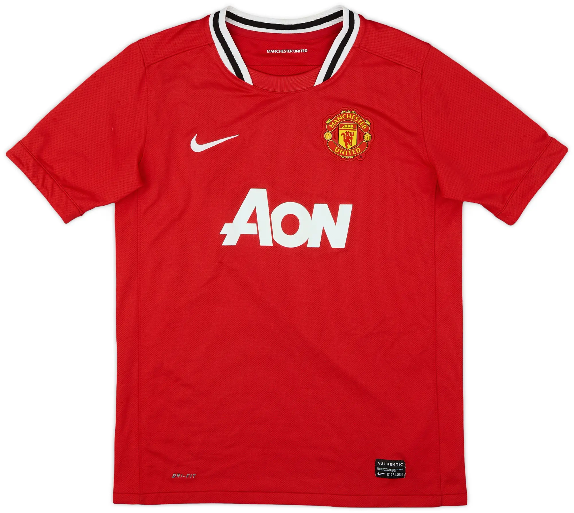 Nike 2011-12 Manchester United Home Shirt - 8/10 - (L.Boys)