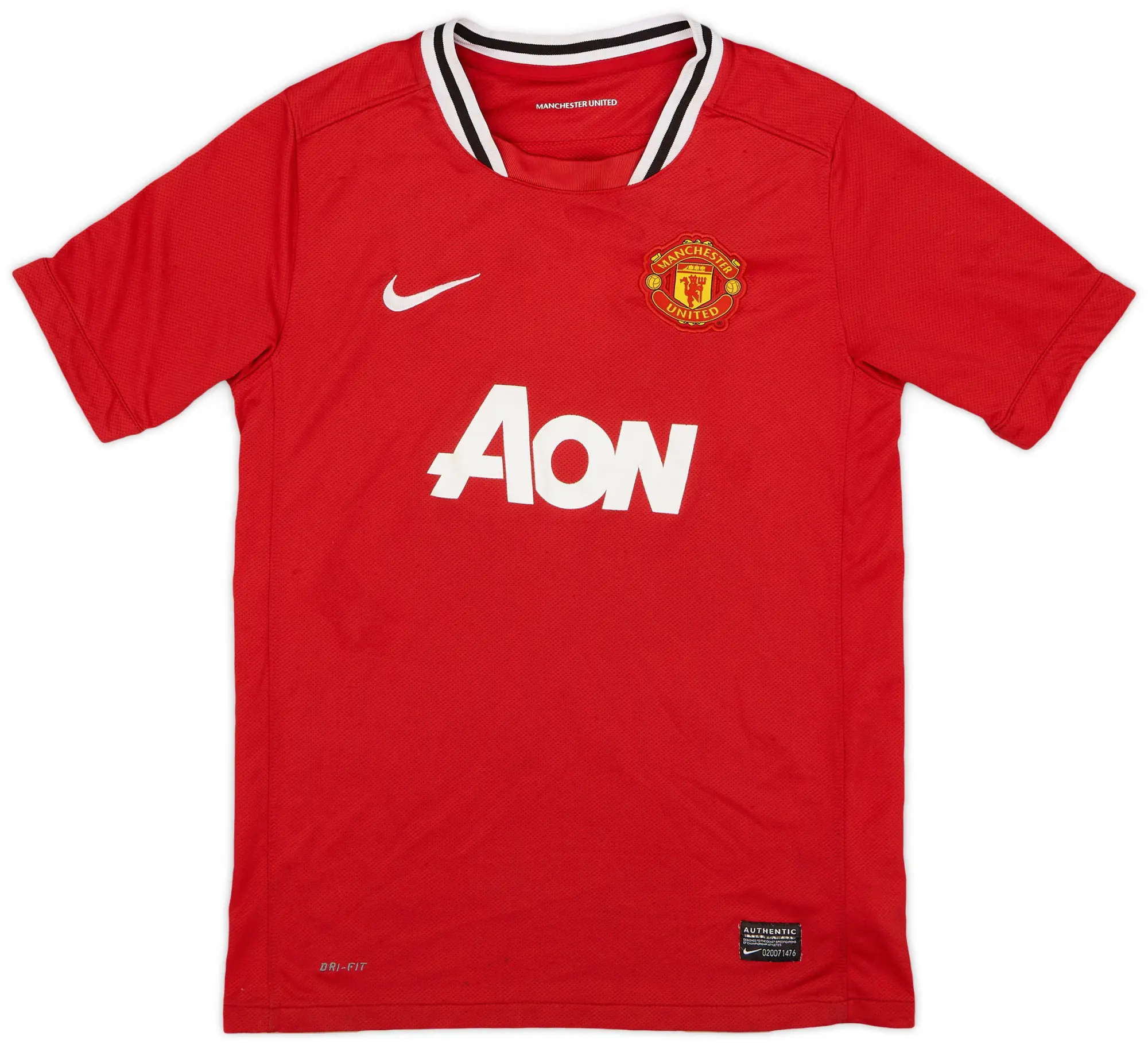 Nike 2011-12 Manchester United Home Shirt - 7/10 - (L.Boys)