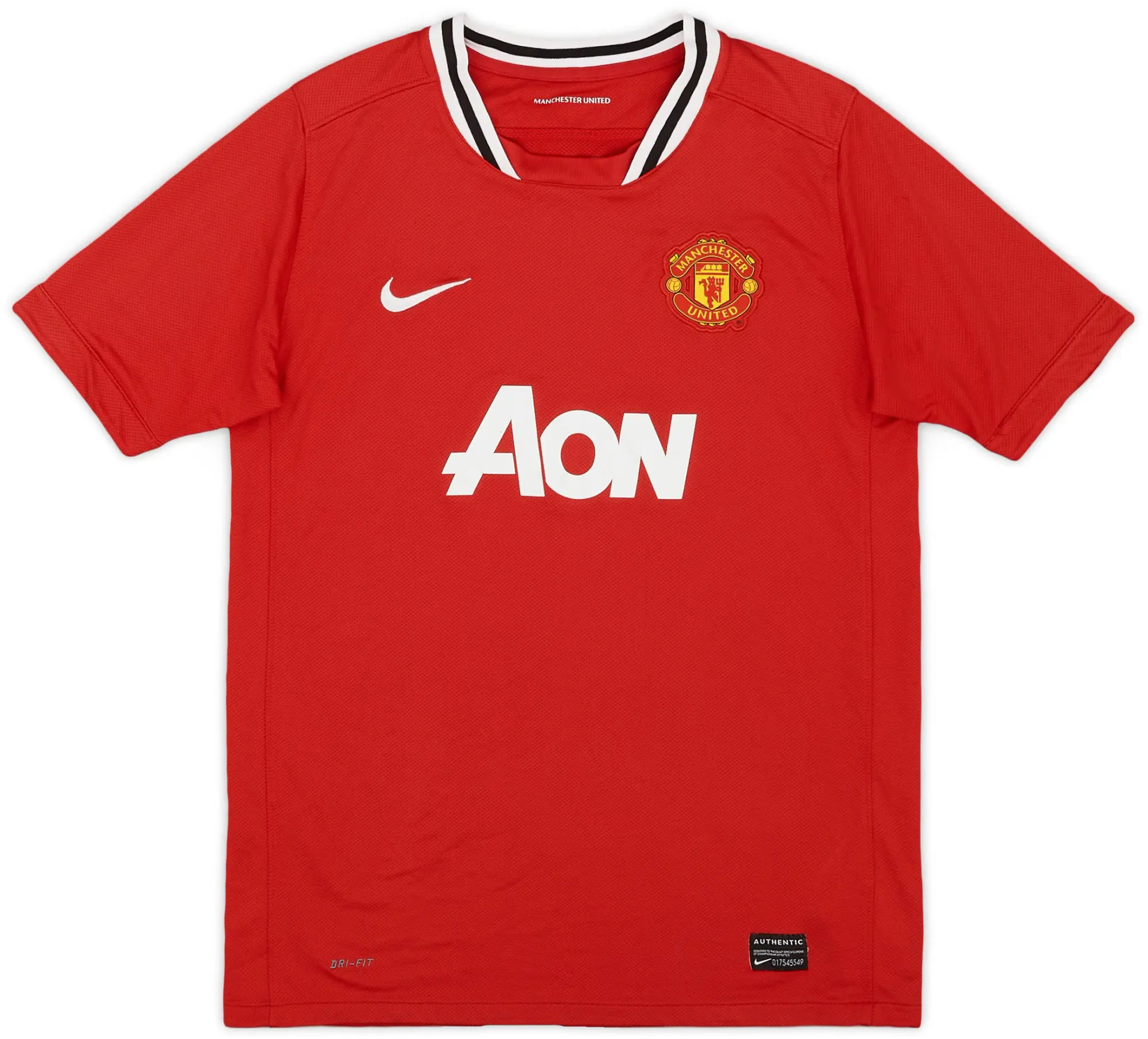 Nike 2011-12 Manchester United Home Shirt - 8/10 - (XL.Boys)