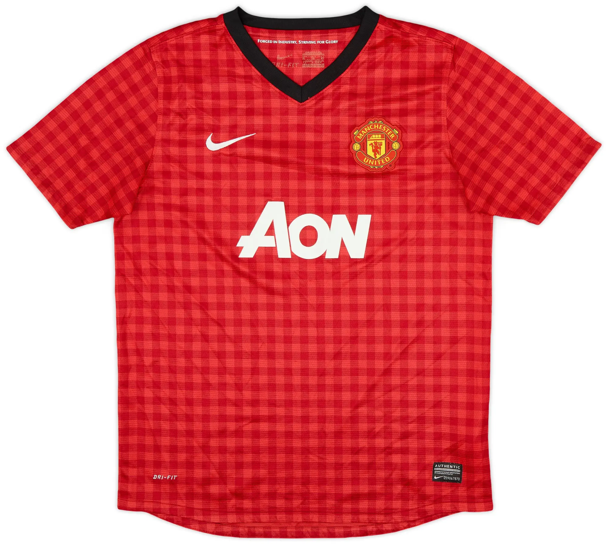 Nike 2012-13 Manchester United Home Shirt - 8/10 - (XL.Boys)