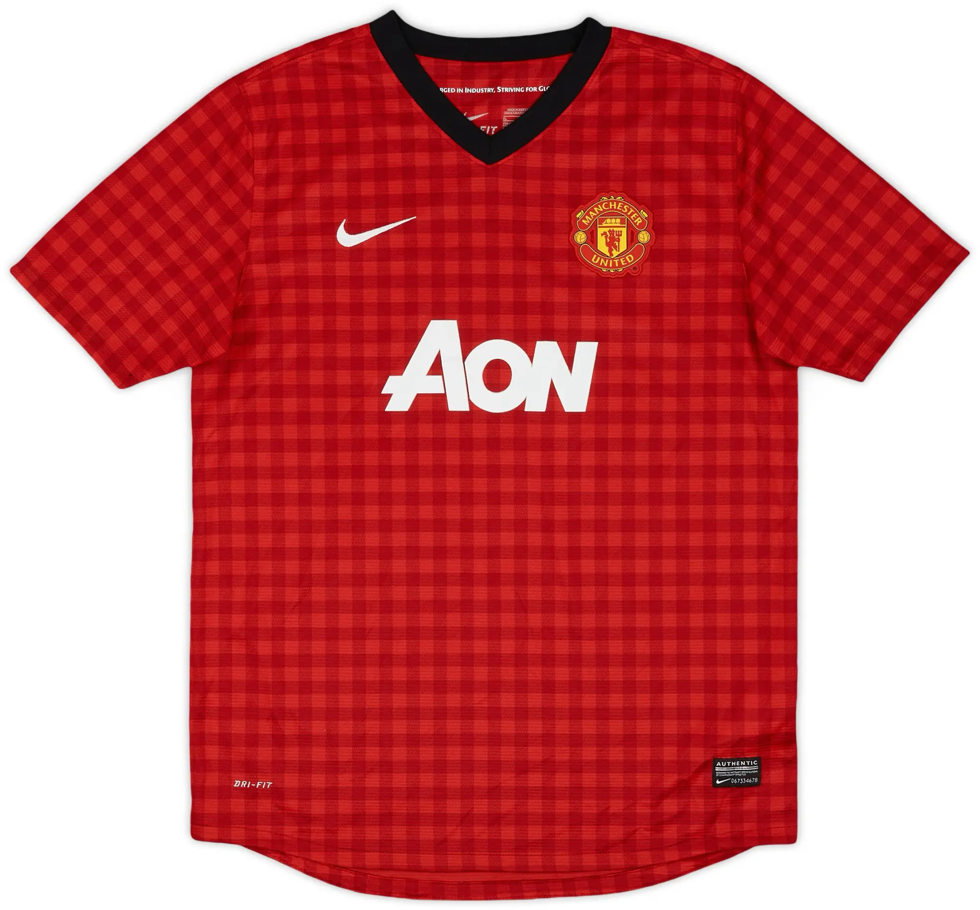 Nike 2012-13 Manchester United Home Shirt - 7/10 - (XL.Boys)