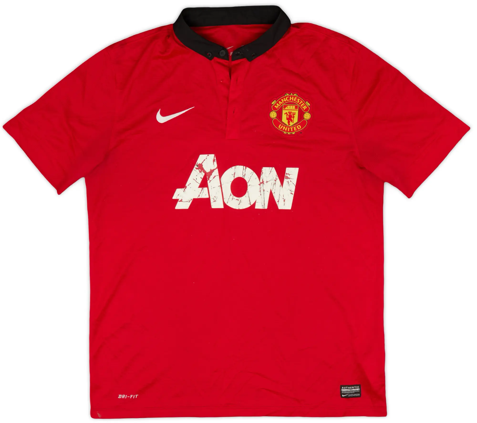 Nike 2013-14 Manchester United Home Shirt - 7/10 - (L.Boys)