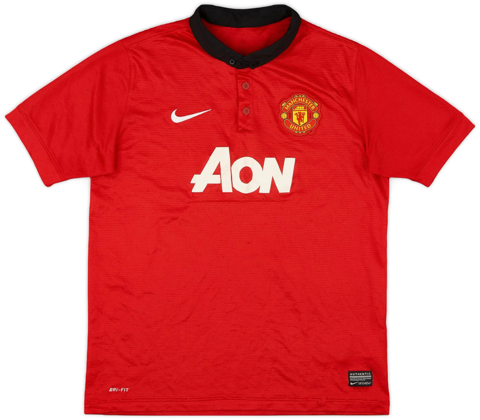 Nike 2013-14 Manchester United Home Shirt - 5/10 - (XL.Boys)